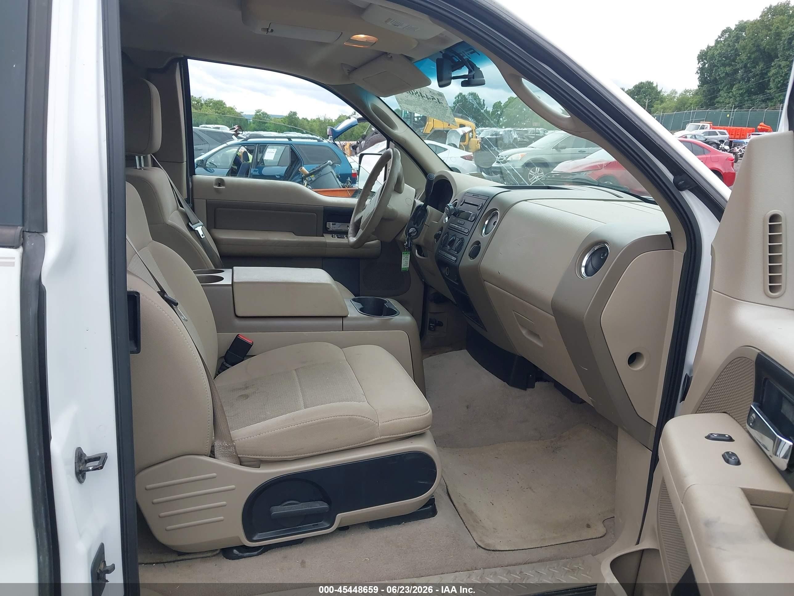 2006 Ford F-150 Fx4/lariat/xl/xlt White vin: 1FTPX14566NB19902