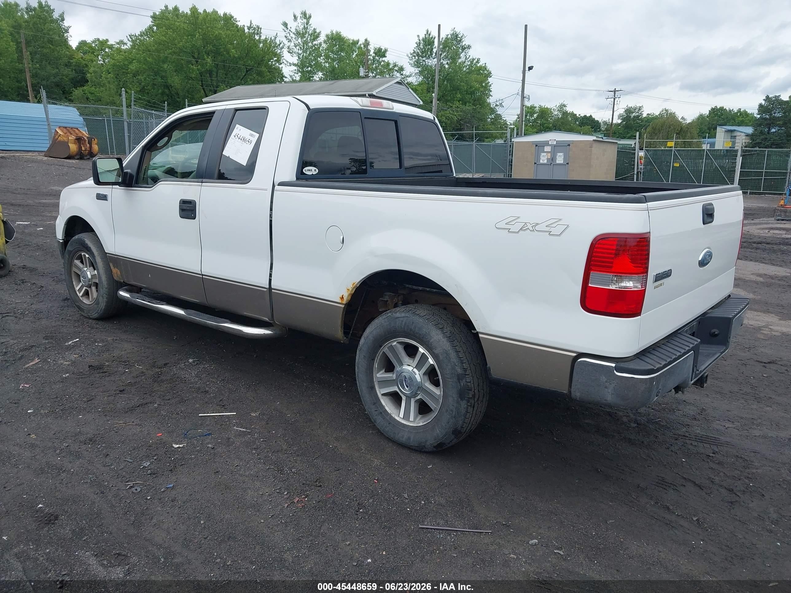 2006 Ford F-150 Fx4/lariat/xl/xlt White vin: 1FTPX14566NB19902