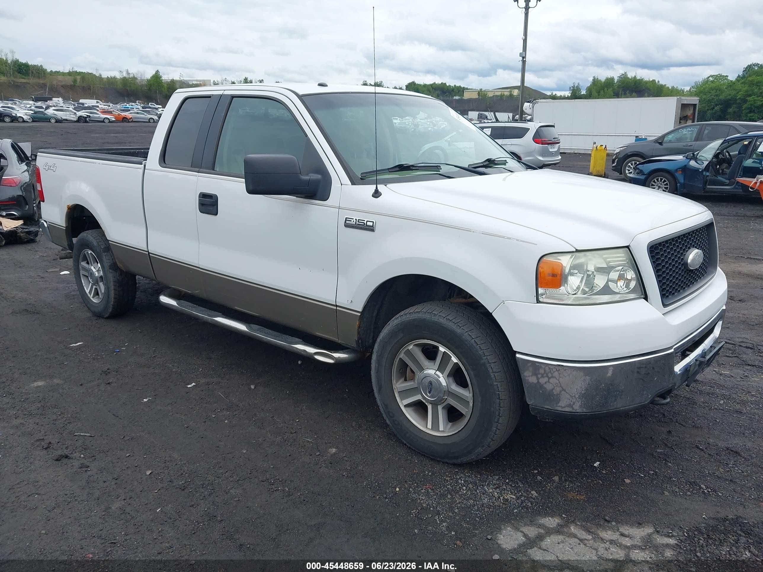 2006 Ford F-150 Fx4/lariat/xl/xlt White vin: 1FTPX14566NB19902