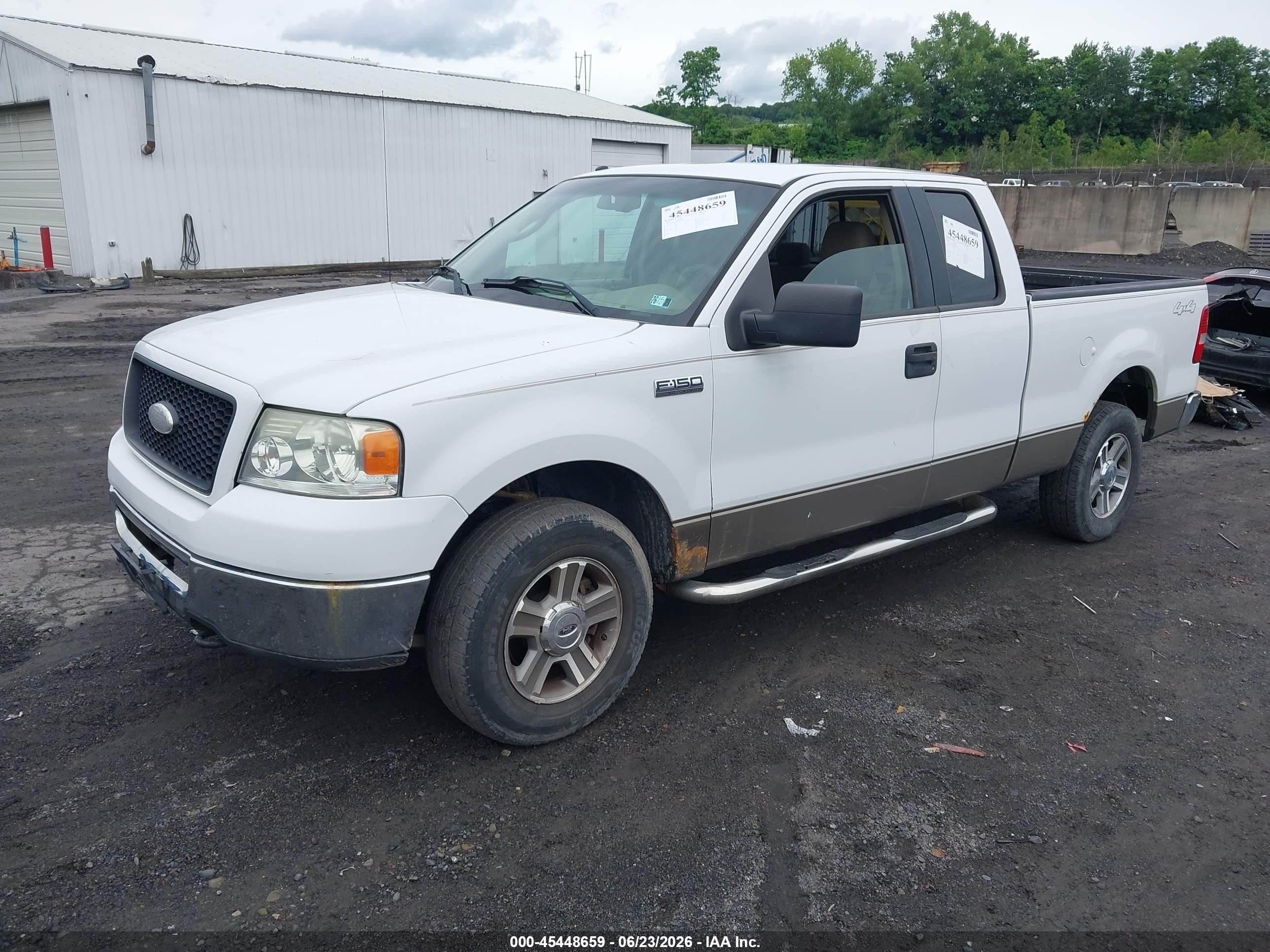 2006 Ford F-150 Fx4/lariat/xl/xlt White vin: 1FTPX14566NB19902