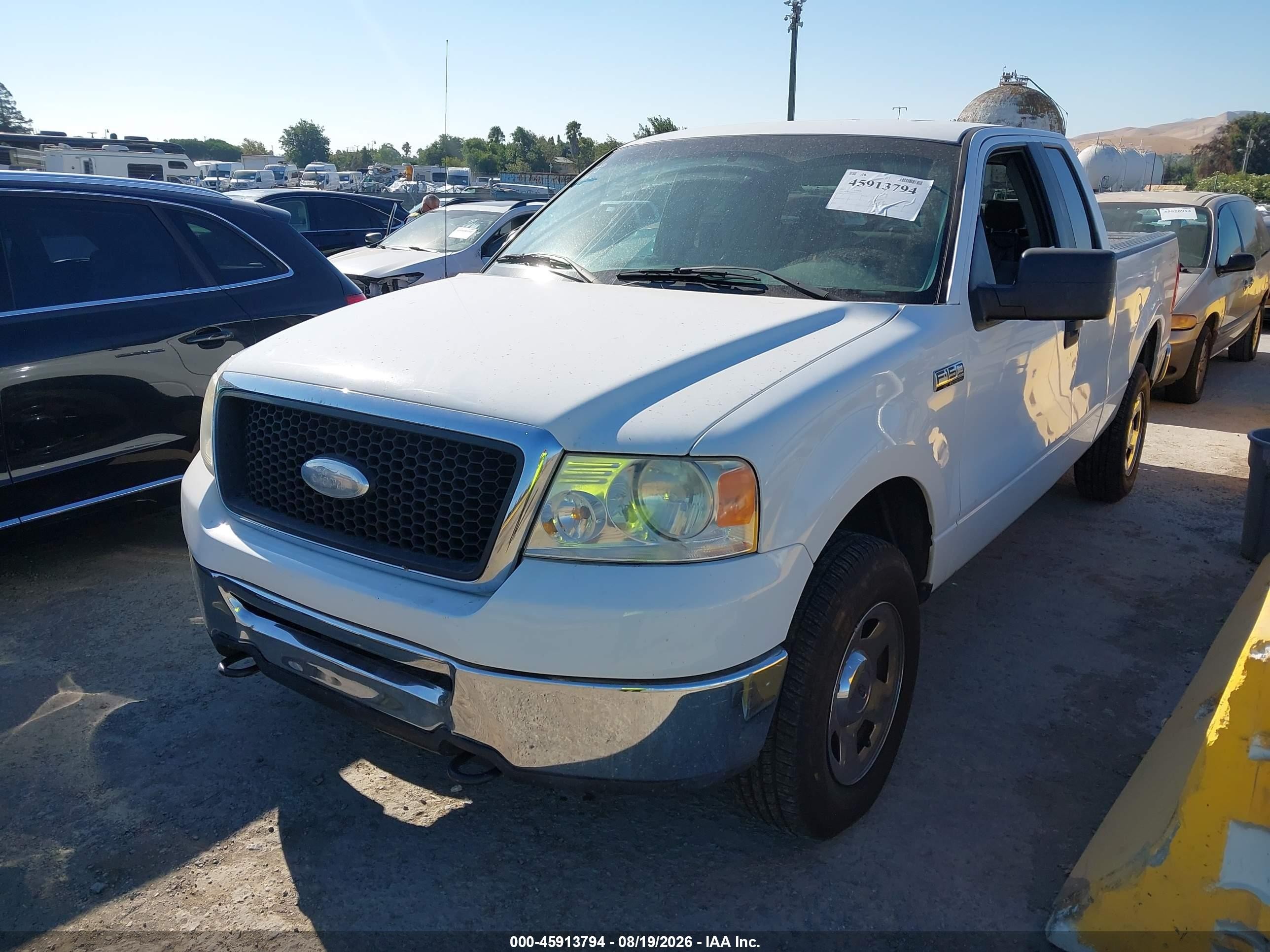 2007 Ford F-150 Fx4/lariat/xl/xlt Белый vin: 1FTPX14567FA11355