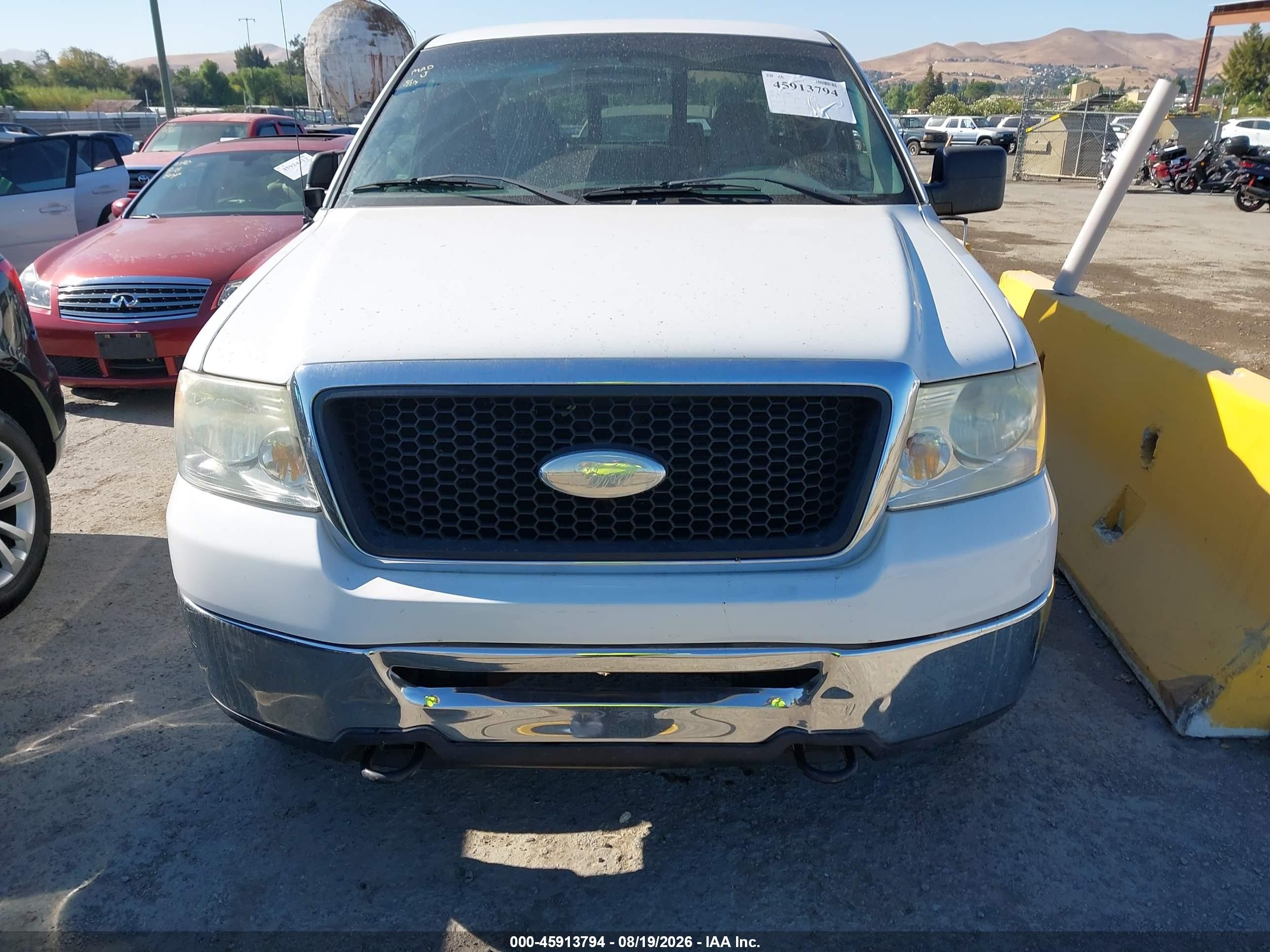 2007 Ford F-150 Fx4/lariat/xl/xlt Белый vin: 1FTPX14567FA11355