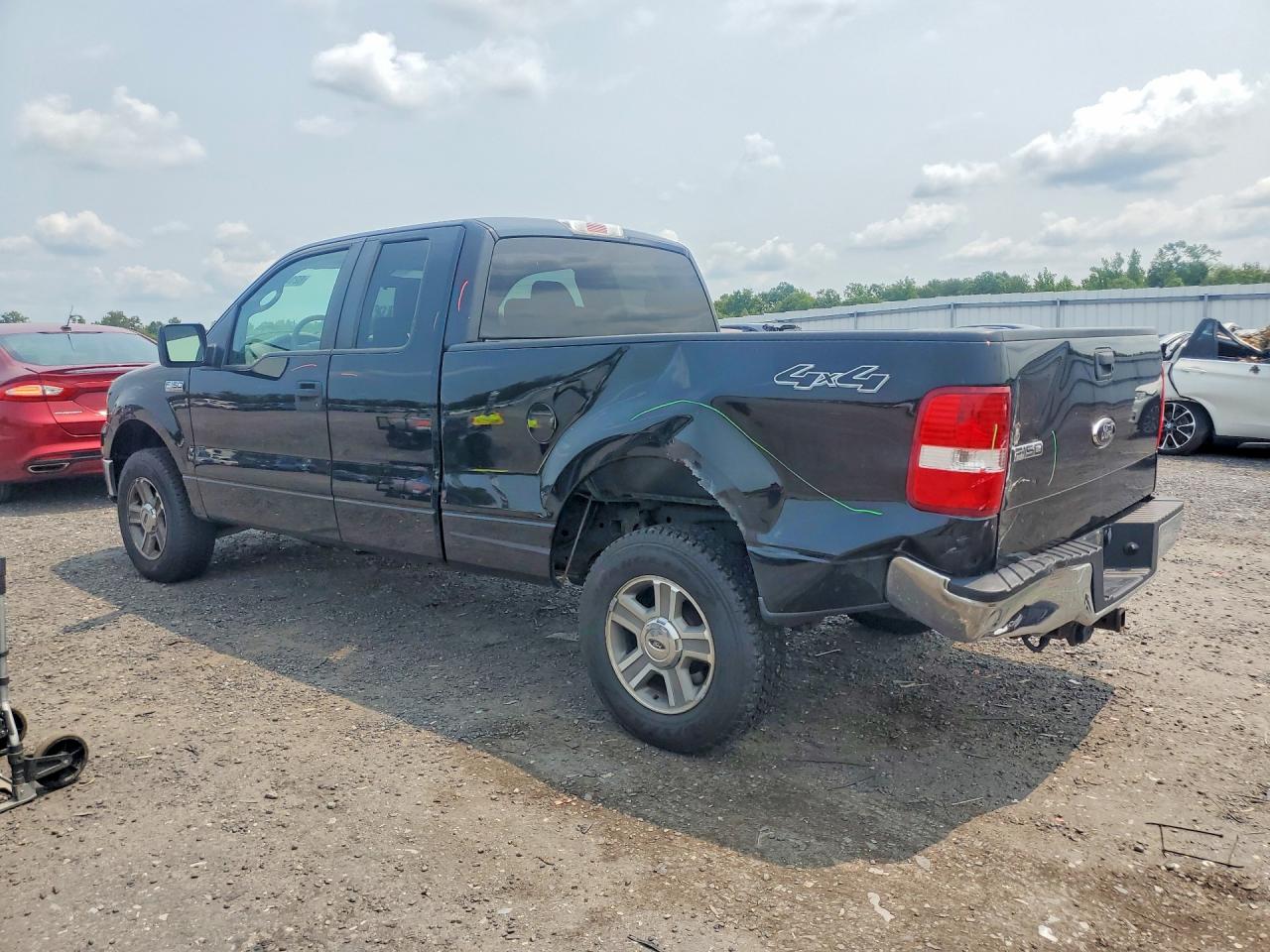 2008 Ford F150 Black vin: 1FTPX14568FA43417