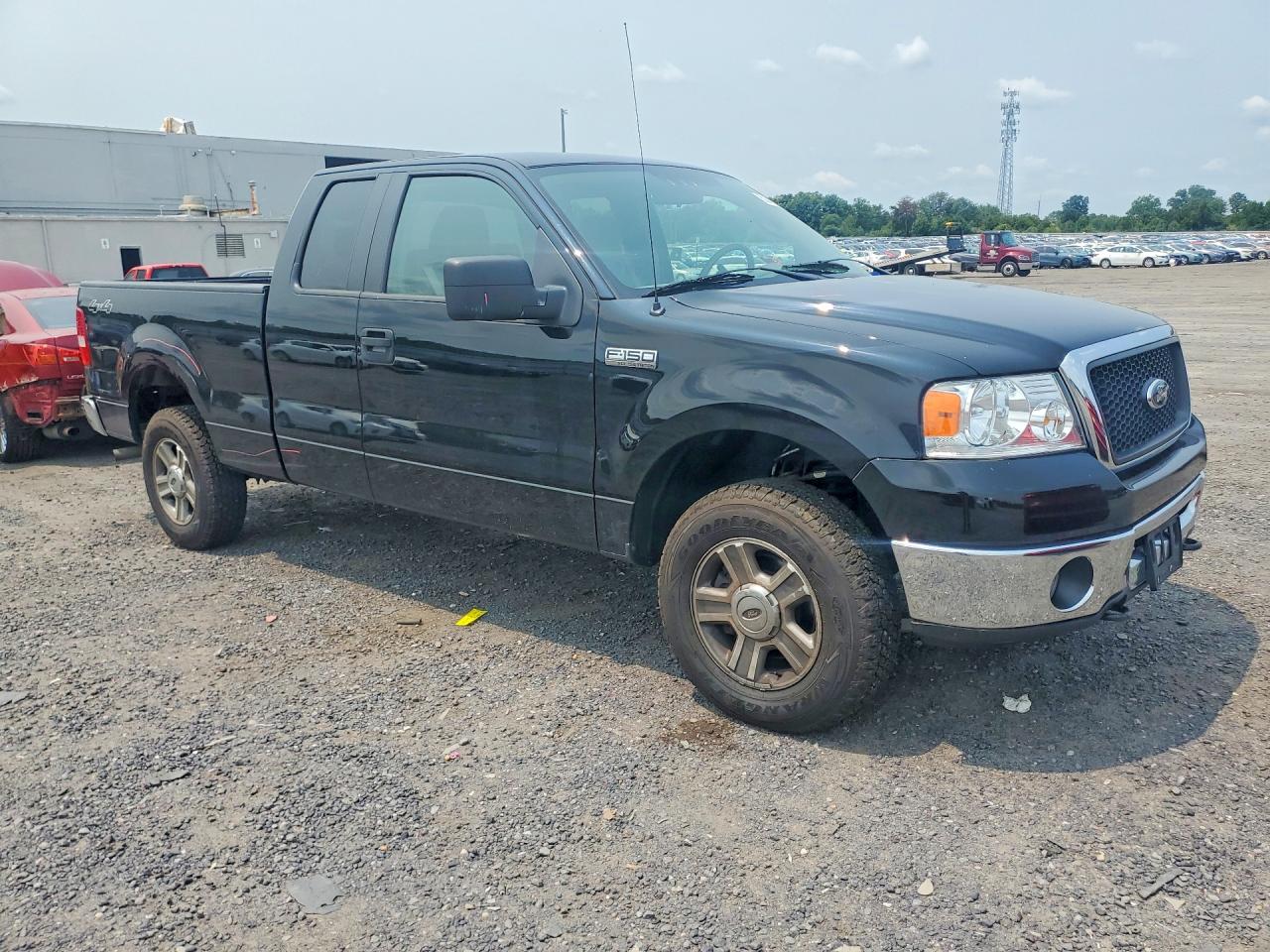 2008 Ford F150 Black vin: 1FTPX14568FA43417