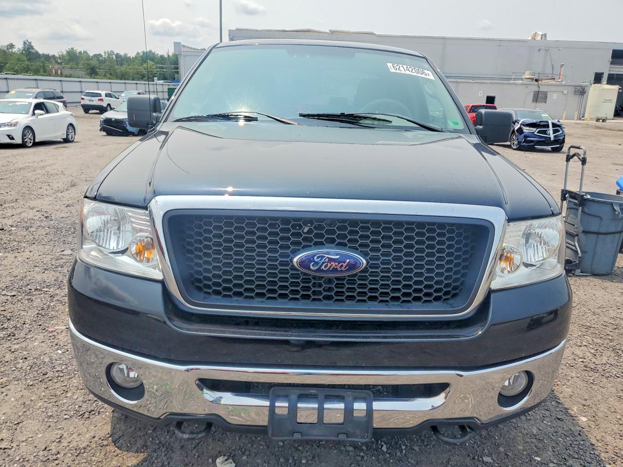 2008 Ford F150 Black vin: 1FTPX14568FA43417