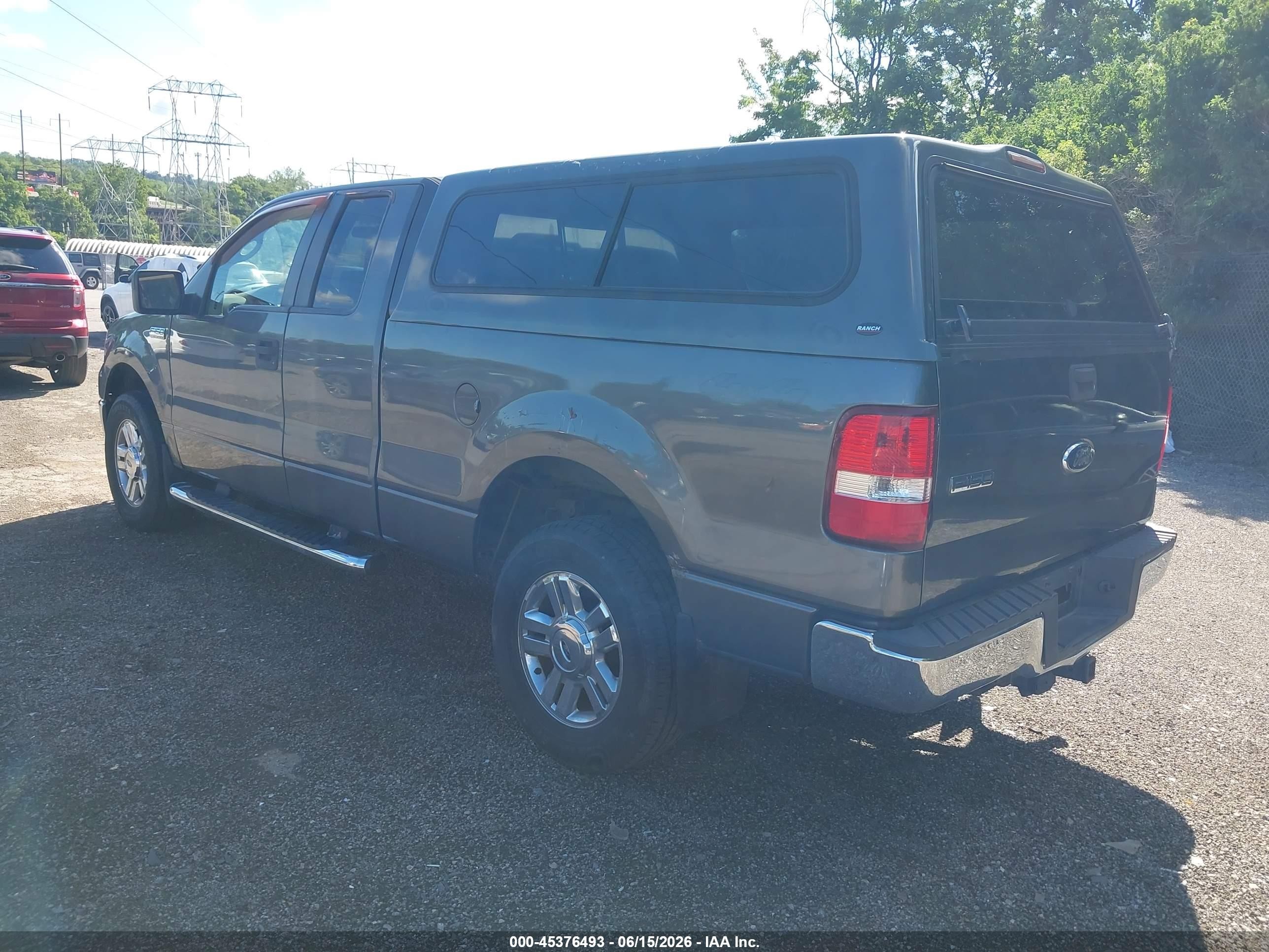 2008 Ford F-150 Fx4/lariat/xl/xlt Gray vin: 1FTPX14568FA89653