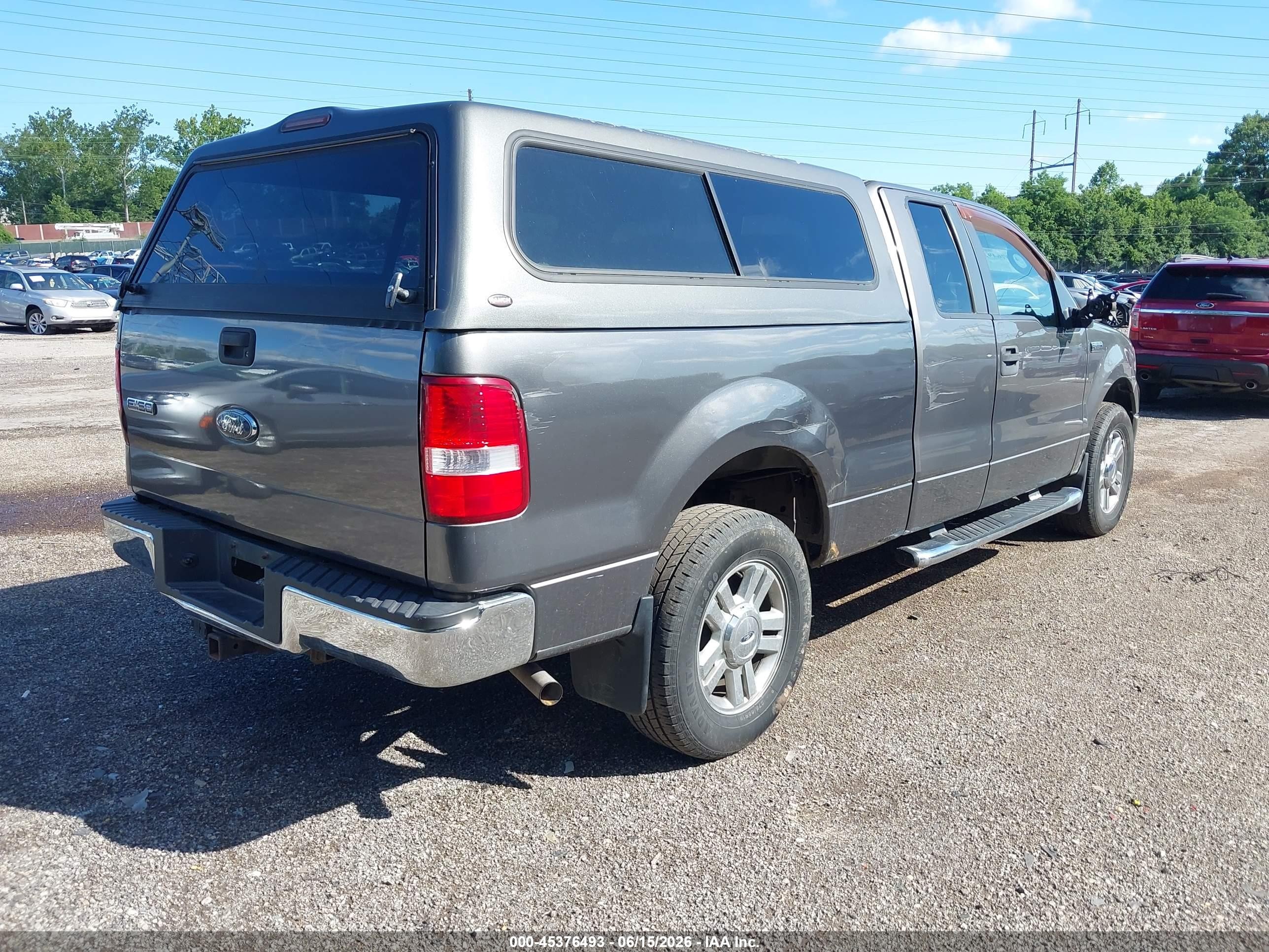2008 Ford F-150 Fx4/lariat/xl/xlt Gray vin: 1FTPX14568FA89653