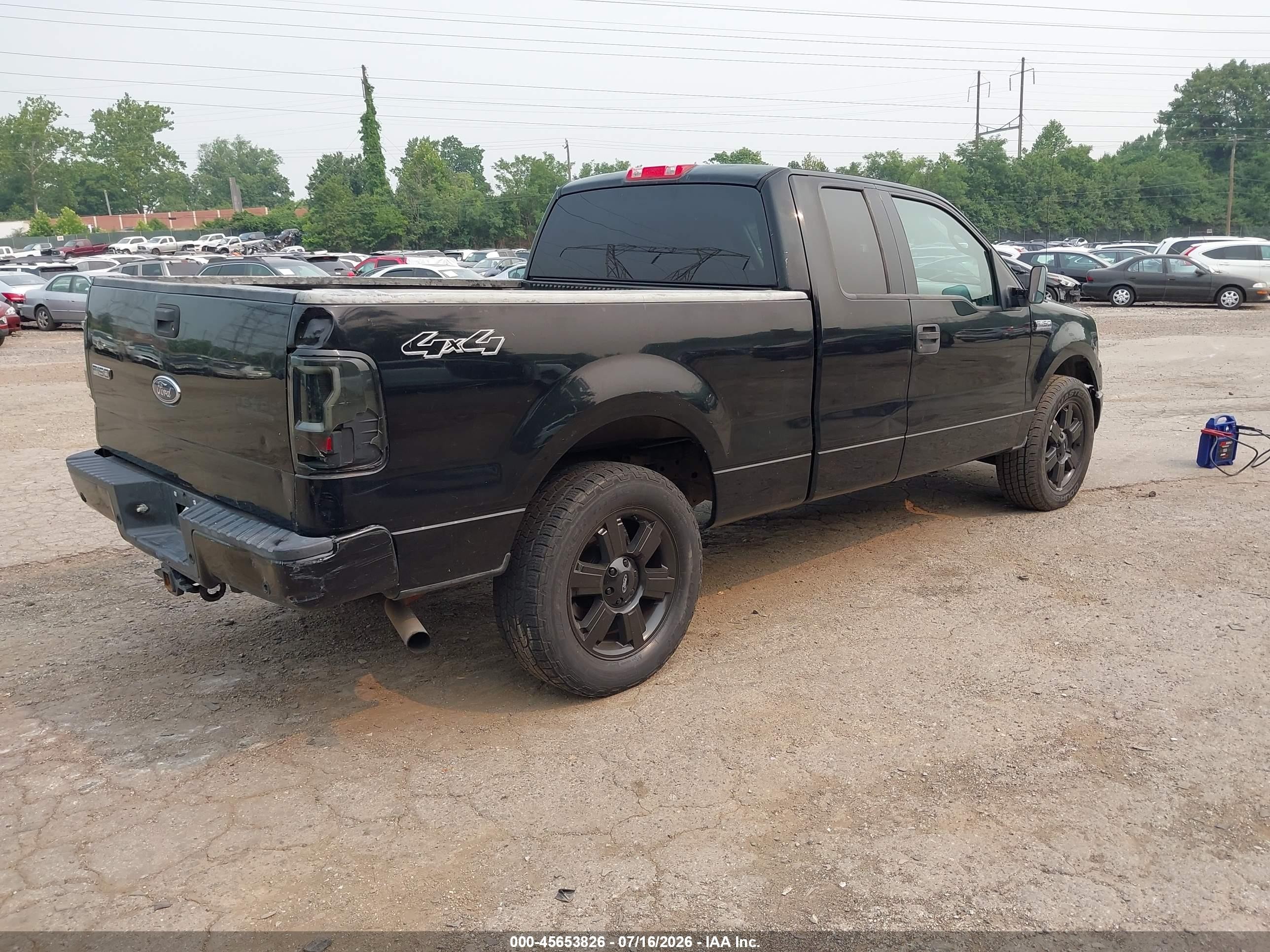 2004 Ford F-150 Fx4/lariat/xl/xlt Black vin: 1FTPX14574FA24367