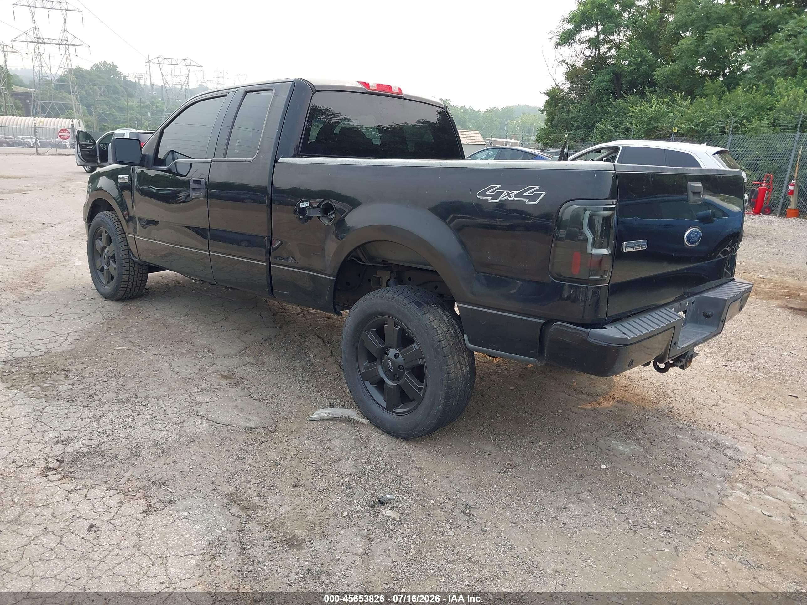 2004 Ford F-150 Fx4/lariat/xl/xlt Black vin: 1FTPX14574FA24367