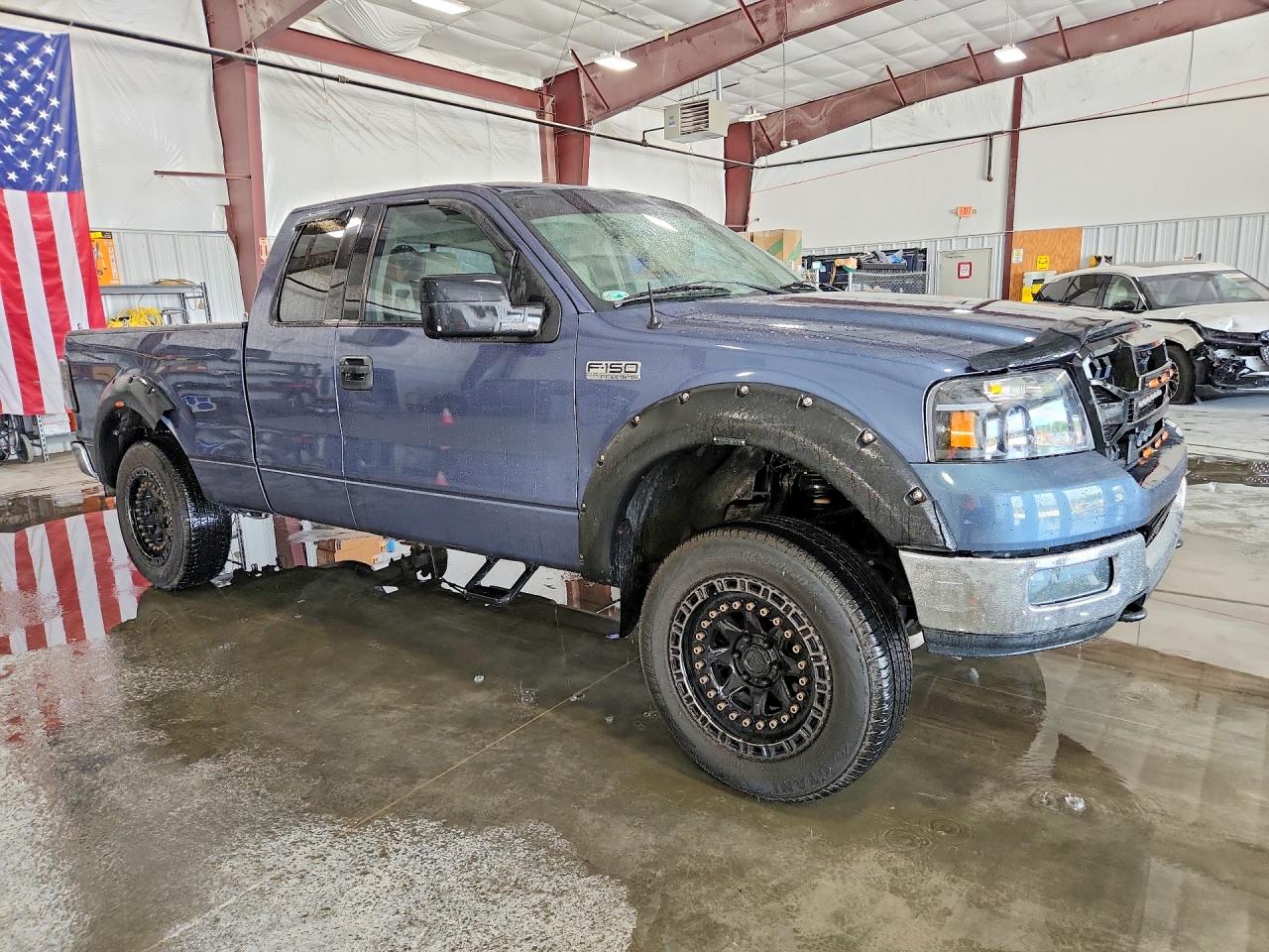 2004 Ford F150 Blue vin: 1FTPX14574NA34628