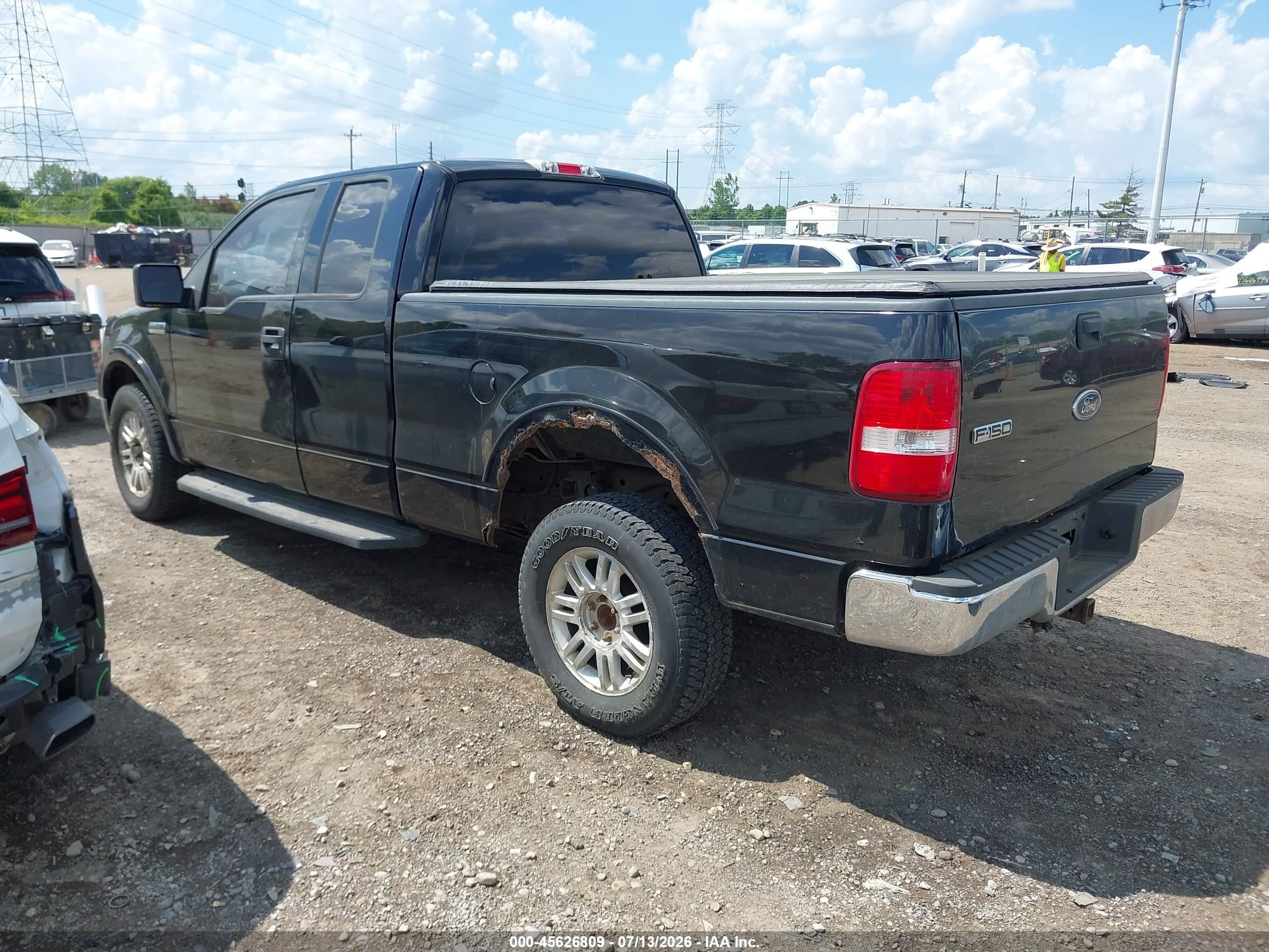 2004 Ford F-150 Fx4/lariat/xl/xlt Black vin: 1FTPX14574NA43345