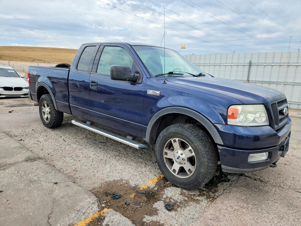 2004 Ford F150 Blue vin: 1FTPX14574NA71548