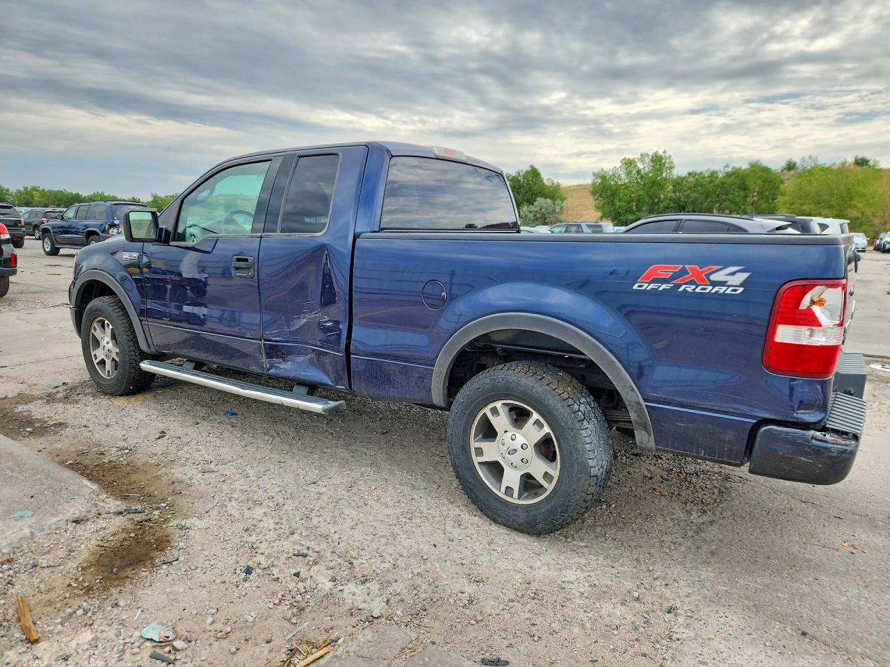 2004 Ford F150 Blue vin: 1FTPX14574NA71548