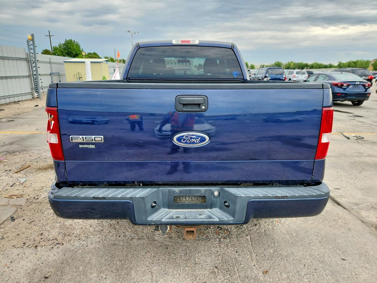 2004 Ford F150 Blue vin: 1FTPX14574NA71548