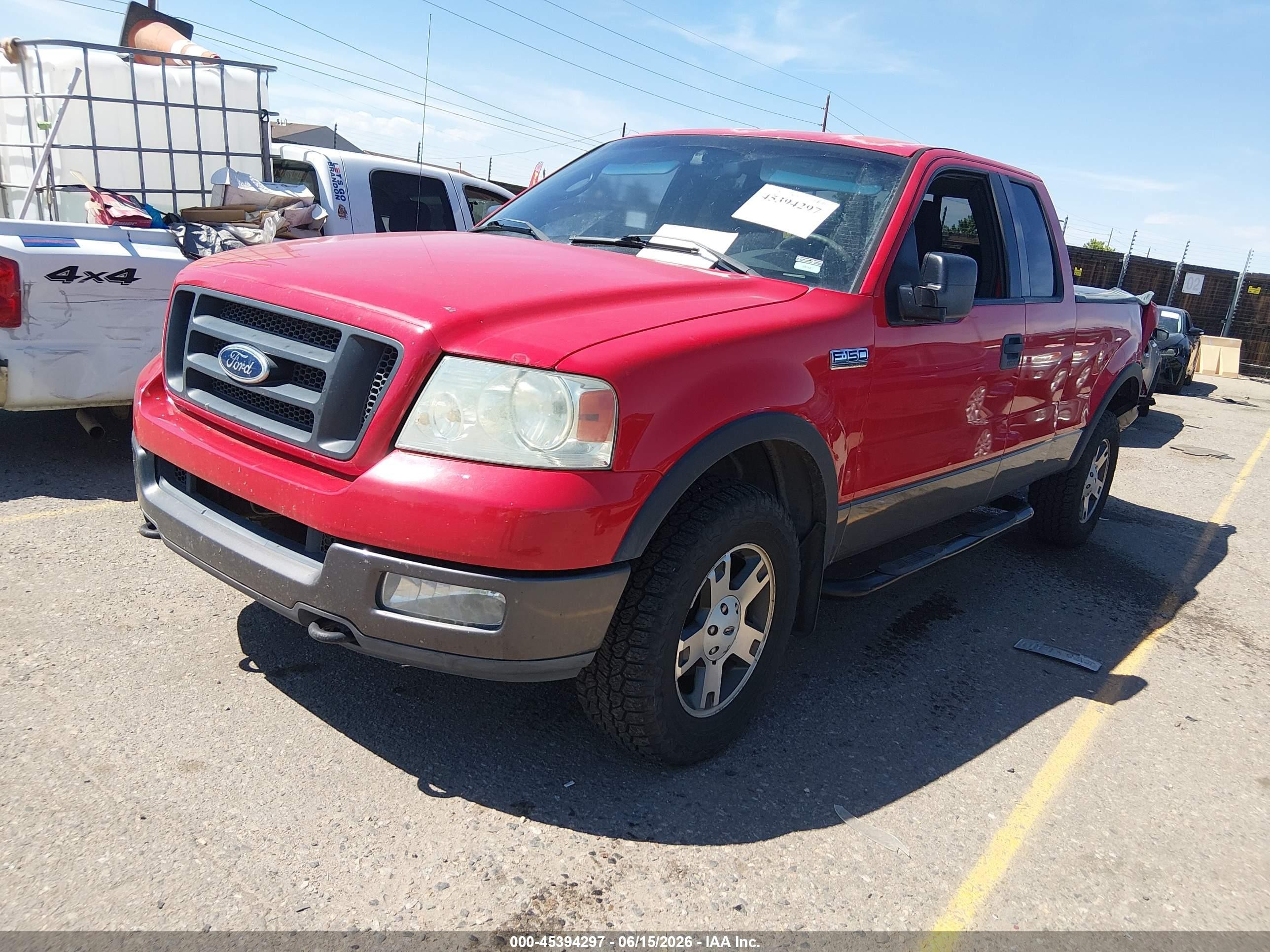 2004 Ford F-150 Fx4/lariat/xl/xlt Красный vin: 1FTPX14574NA94750