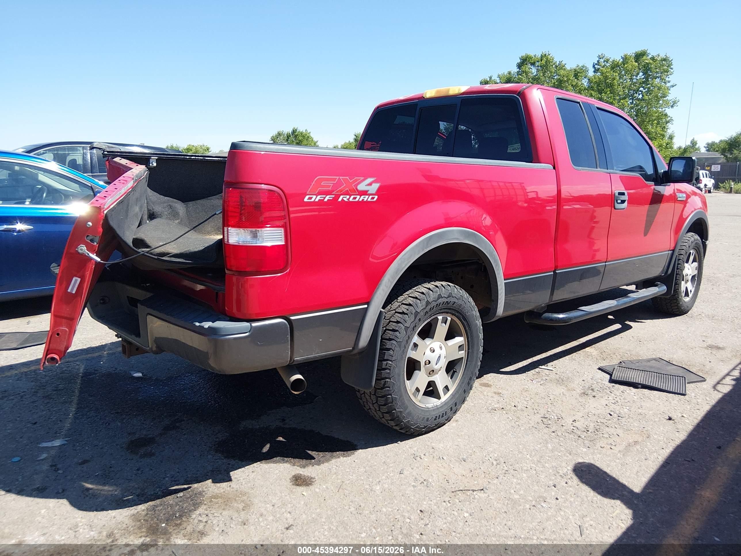 2004 Ford F-150 Fx4/lariat/xl/xlt Красный vin: 1FTPX14574NA94750