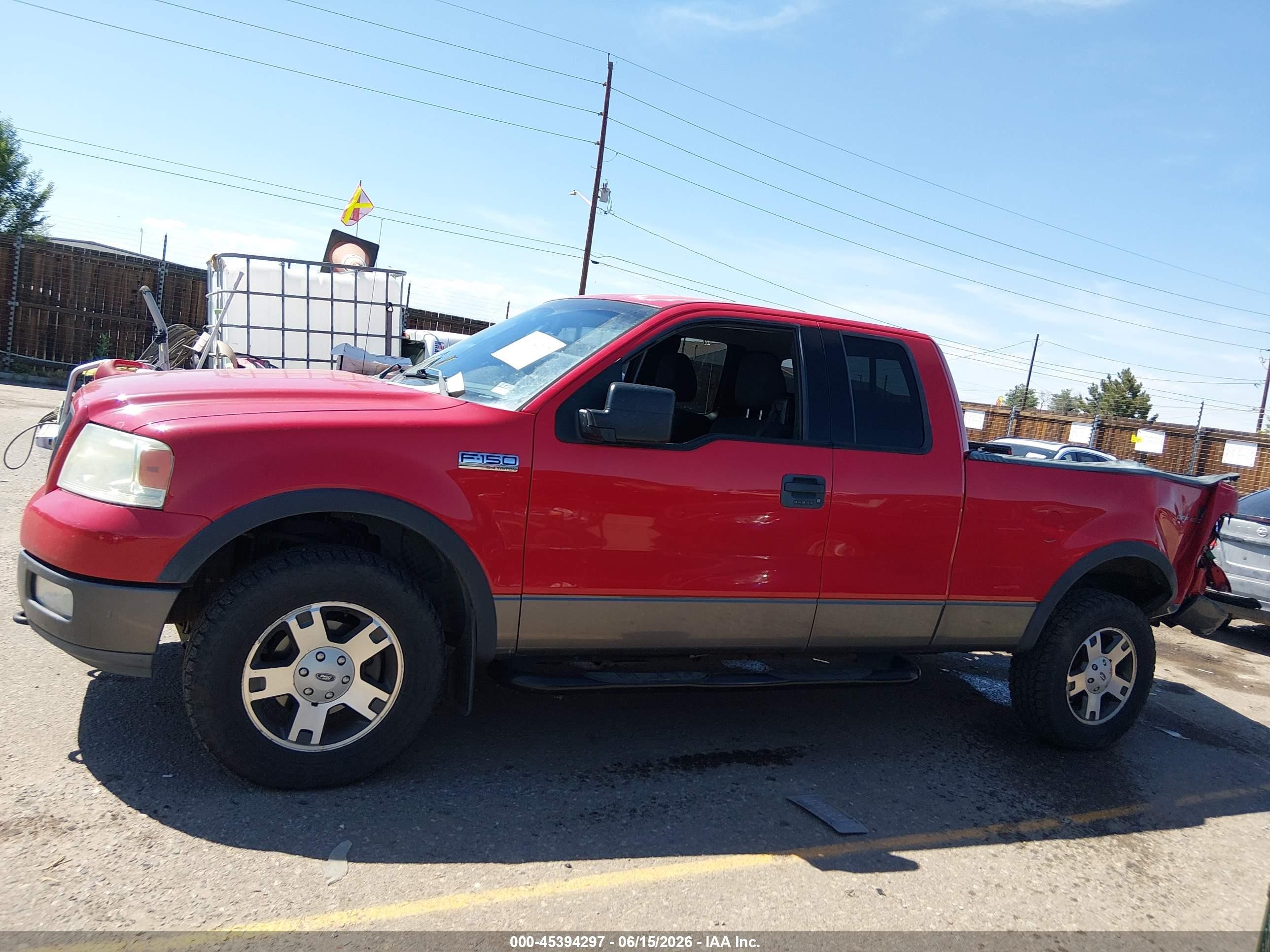 2004 Ford F-150 Fx4/lariat/xl/xlt Красный vin: 1FTPX14574NA94750
