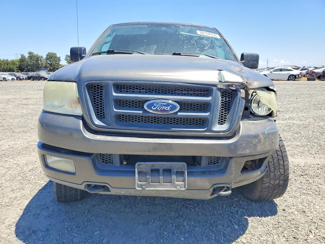 2004 Ford F150 Gray vin: 1FTPX14574NB00501