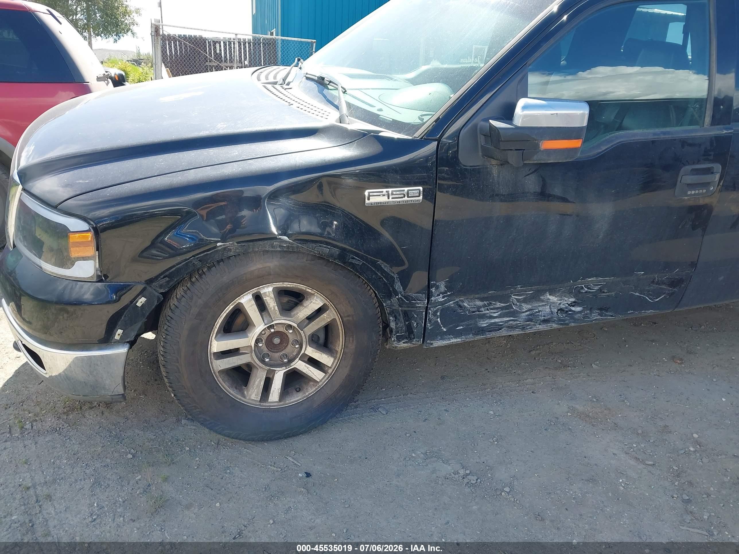 2004 Ford F-150 Fx4/lariat/xl/xlt Black vin: 1FTPX14574NB85713