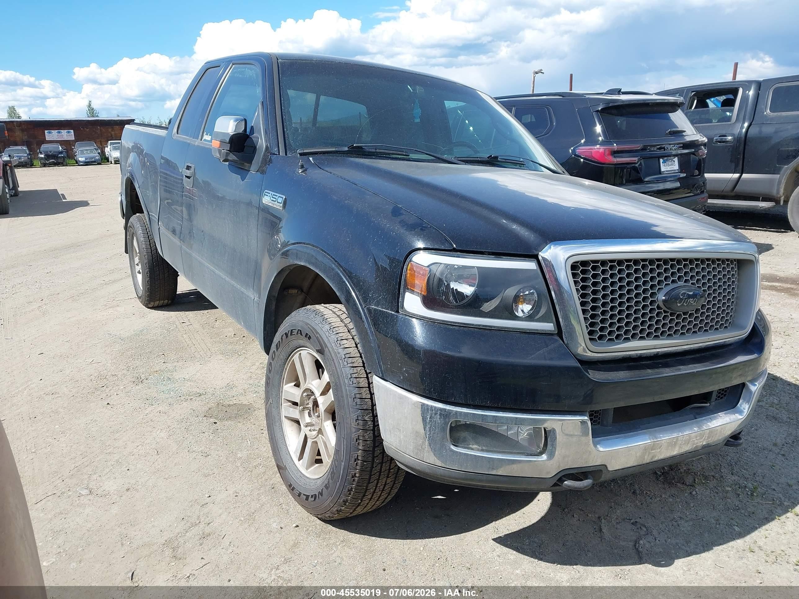 2004 Ford F-150 Fx4/lariat/xl/xlt Black vin: 1FTPX14574NB85713