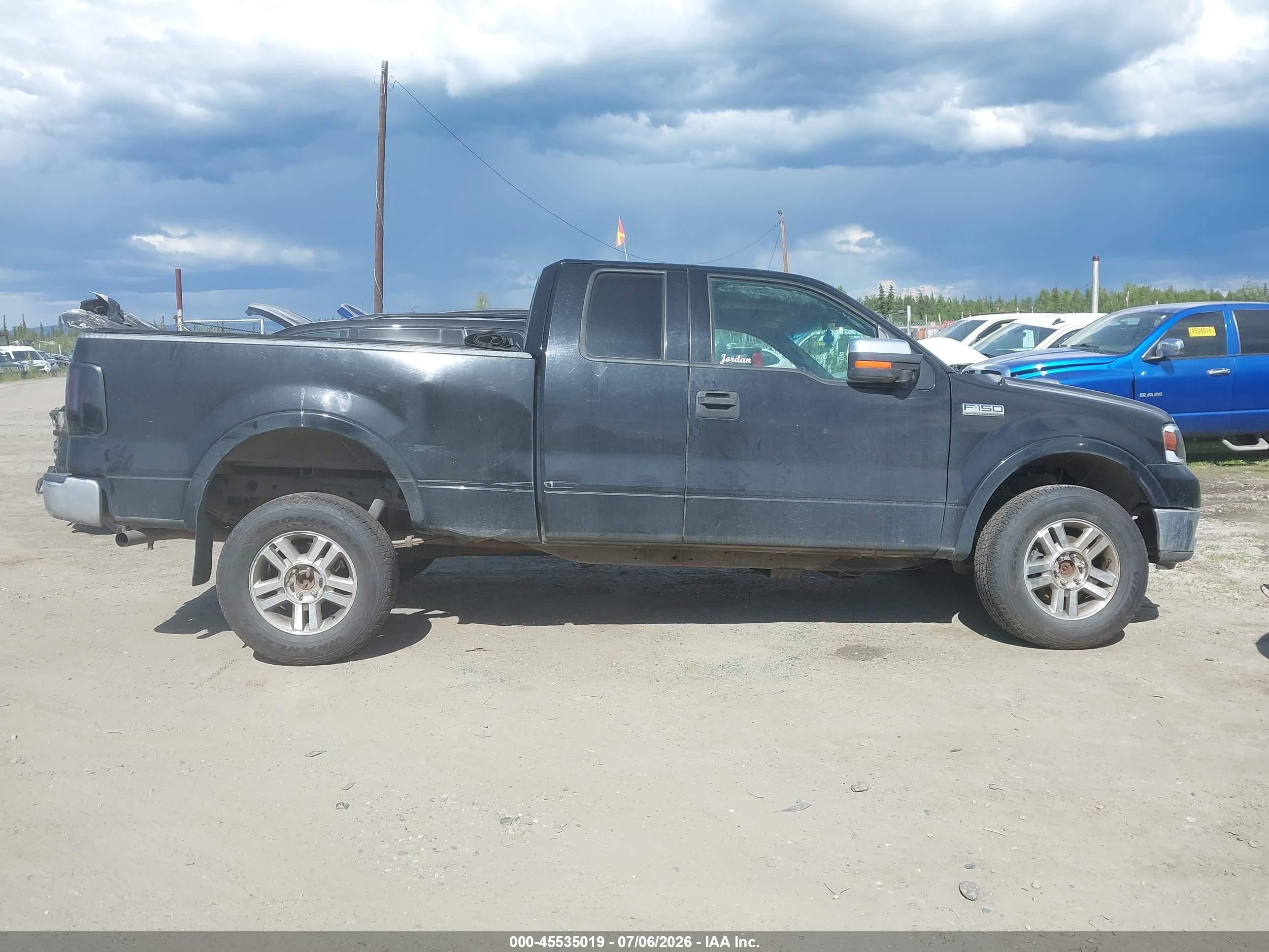 2004 Ford F-150 Fx4/lariat/xl/xlt Black vin: 1FTPX14574NB85713