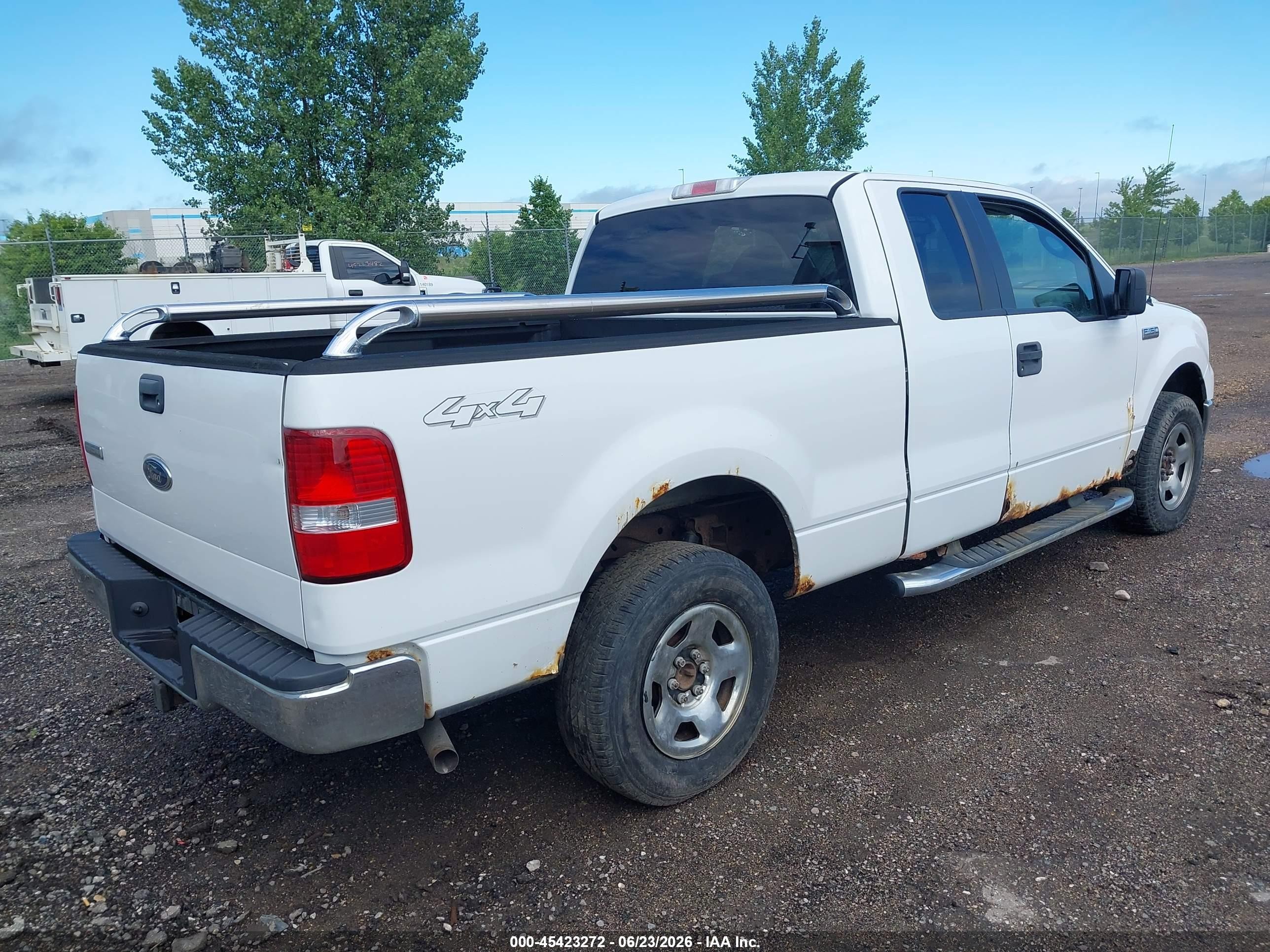 2005 Ford F-150 Fx4/lariat/xl/xlt White vin: 1FTPX14575FA63537
