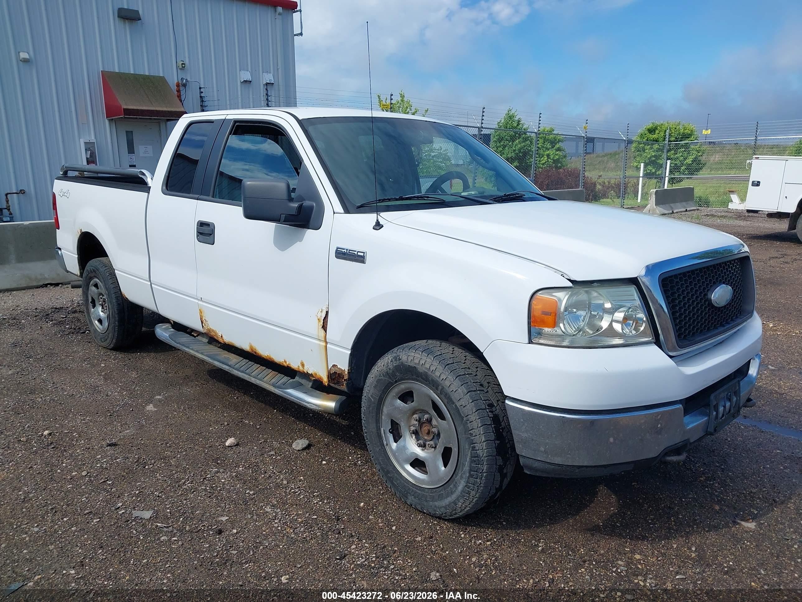 2005 Ford F-150 Fx4/lariat/xl/xlt White vin: 1FTPX14575FA63537