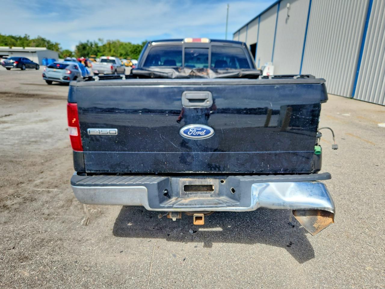 2005 Ford F150 Black vin: 1FTPX14575FA90306