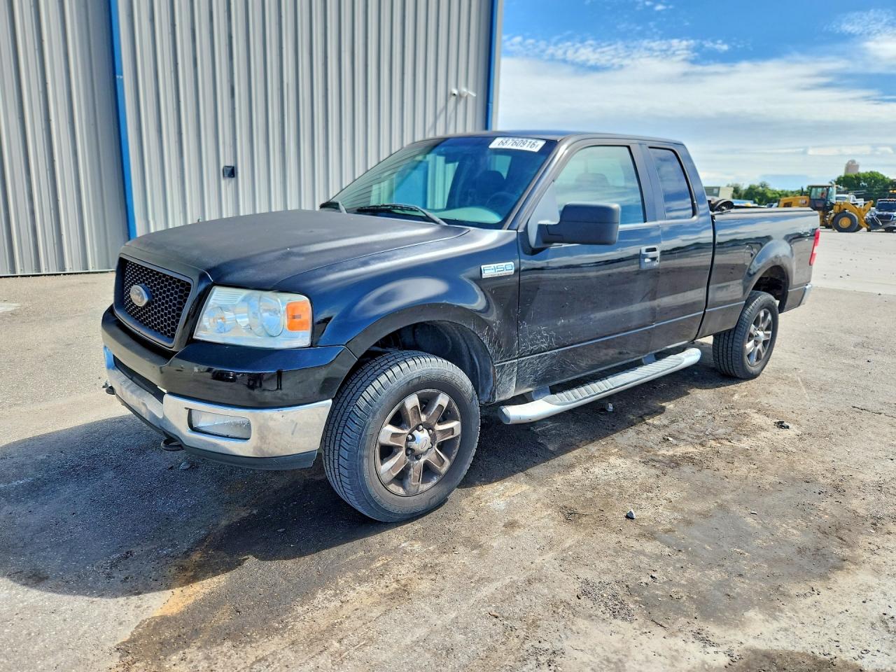 2005 Ford F150 Black vin: 1FTPX14575FA90306