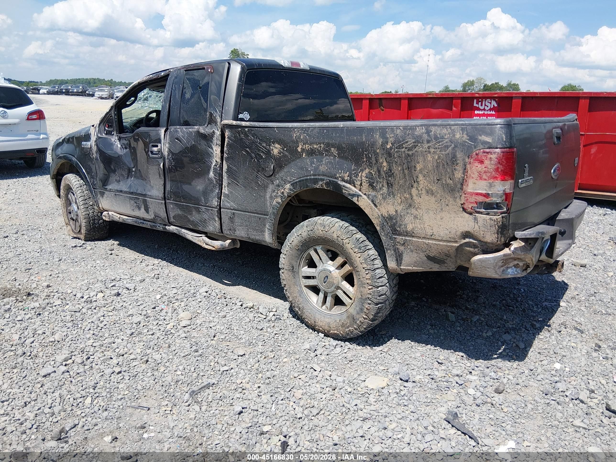2005 Ford F-150 Fx4/lariat/xl/xlt Black vin: 1FTPX14575FB06777