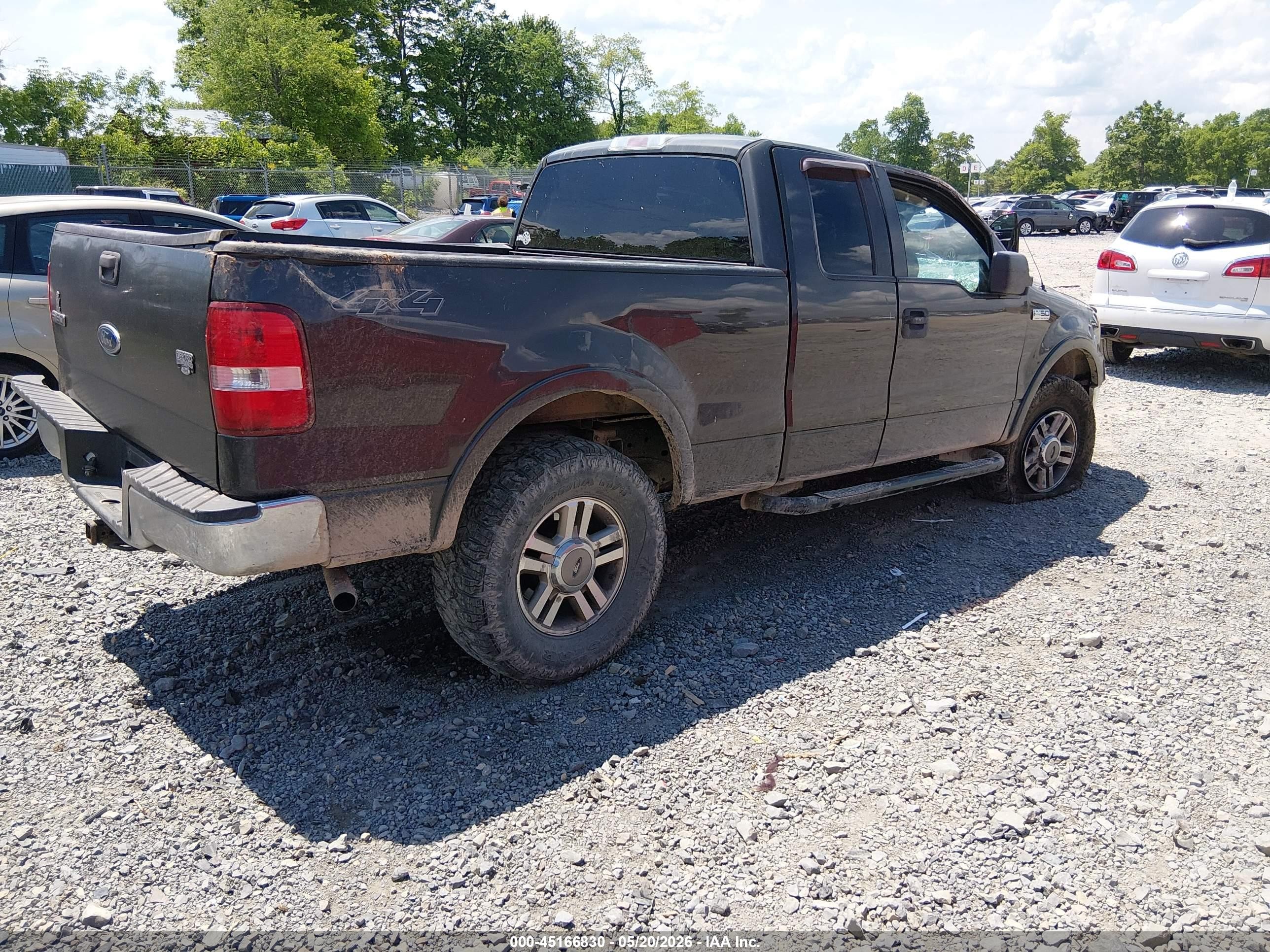 2005 Ford F-150 Fx4/lariat/xl/xlt Black vin: 1FTPX14575FB06777
