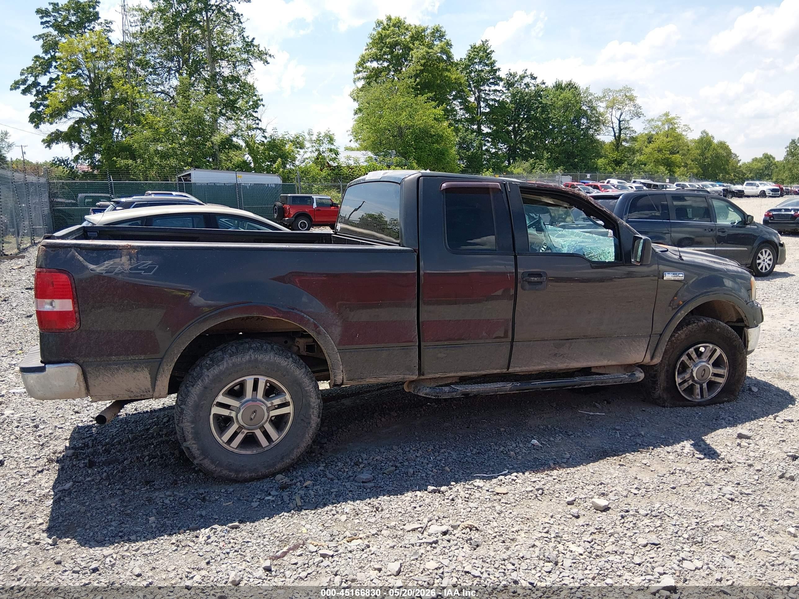 2005 Ford F-150 Fx4/lariat/xl/xlt Black vin: 1FTPX14575FB06777