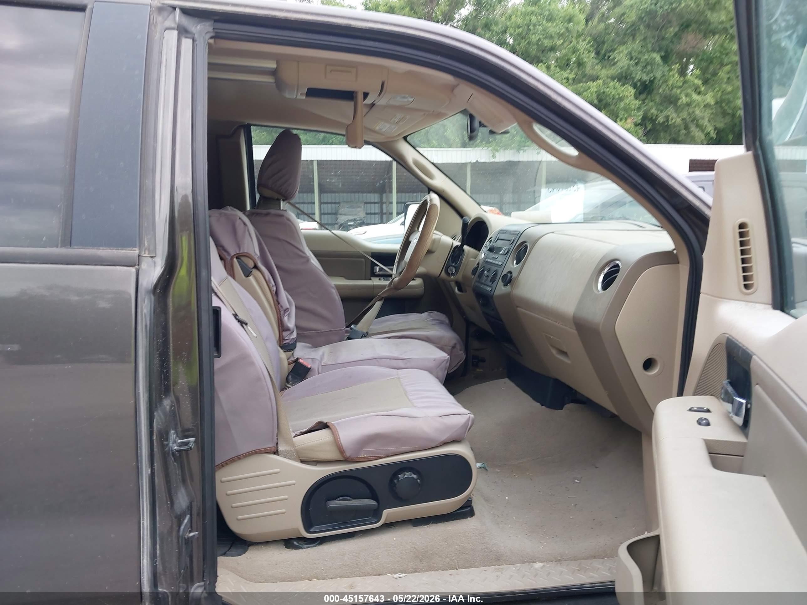 2005 Ford F-150 Fx4/lariat/xl/xlt Brown vin: 1FTPX14575NA26062