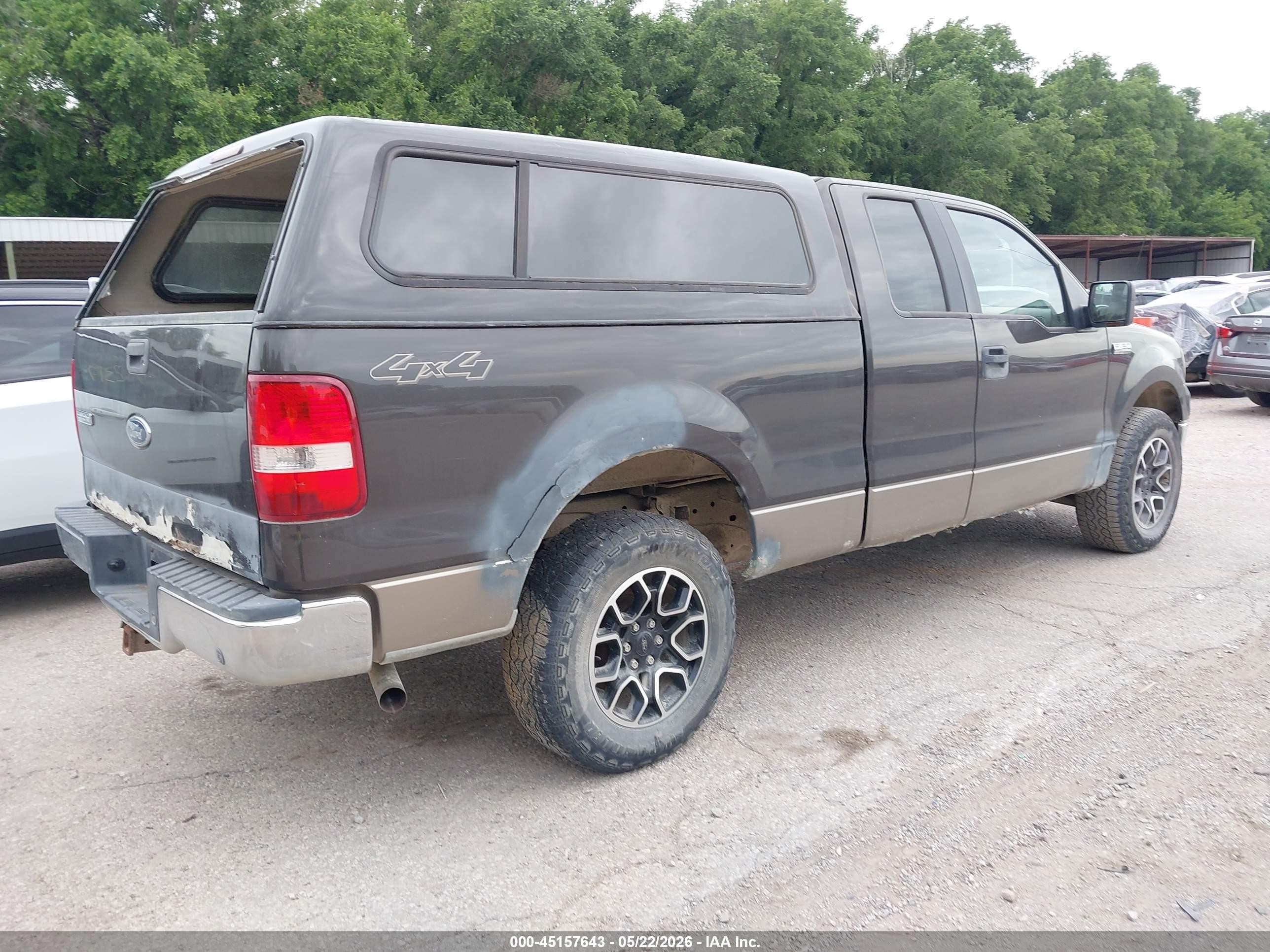 2005 Ford F-150 Fx4/lariat/xl/xlt Brown vin: 1FTPX14575NA26062