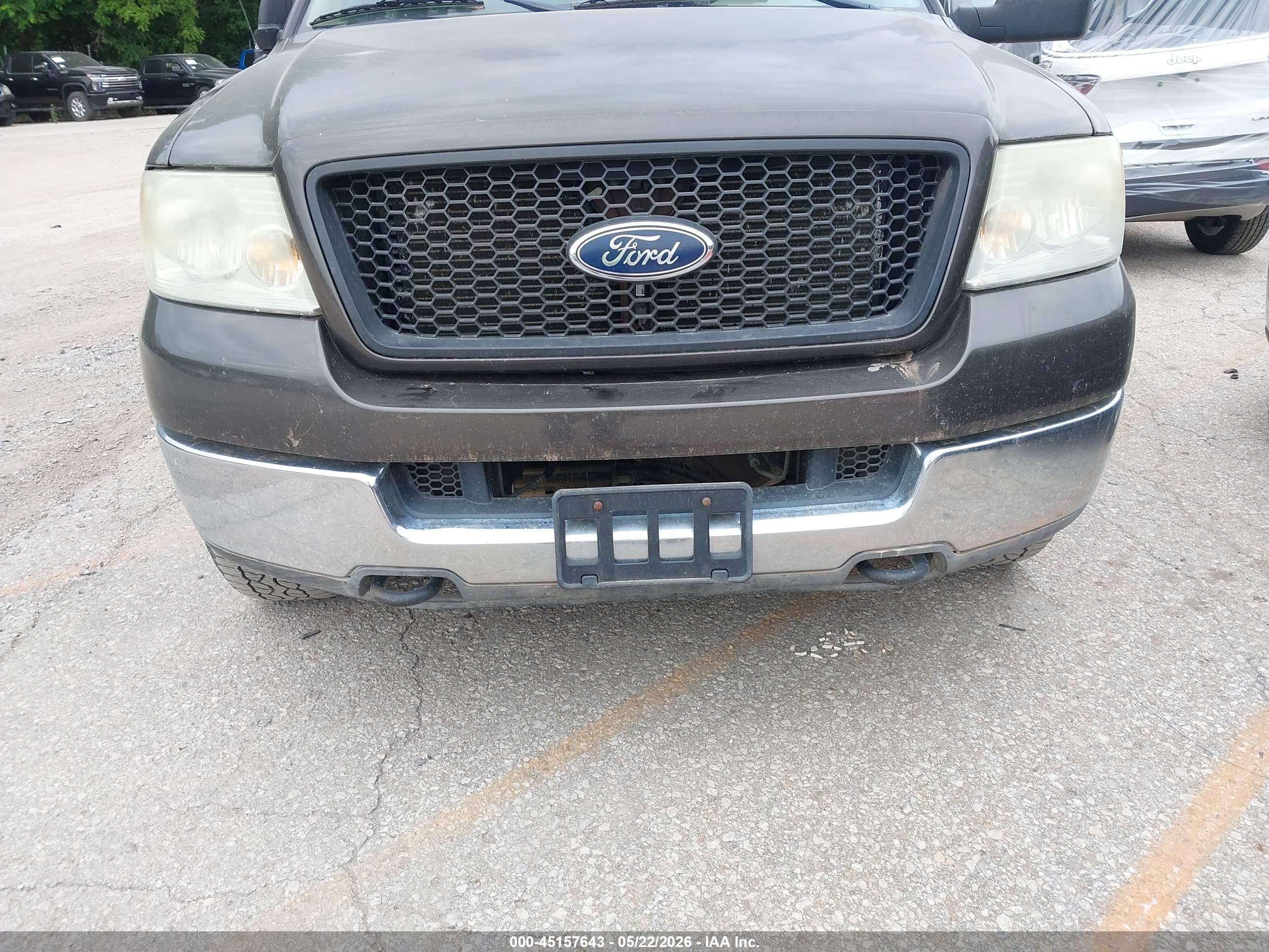 2005 Ford F-150 Fx4/lariat/xl/xlt Brown vin: 1FTPX14575NA26062