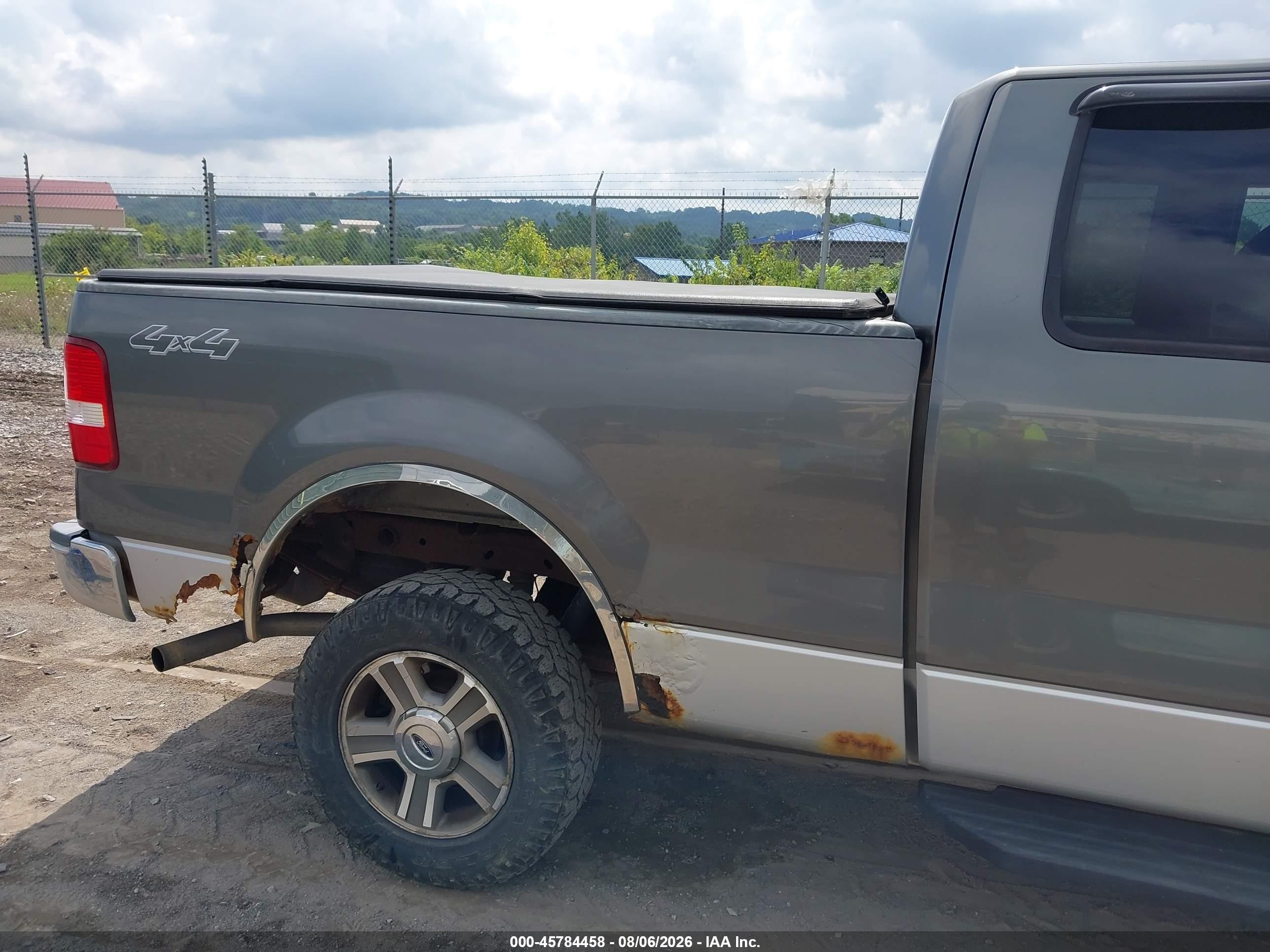 2005 Ford F-150 Fx4/lariat/xl/xlt Gray vin: 1FTPX14575NA43444
