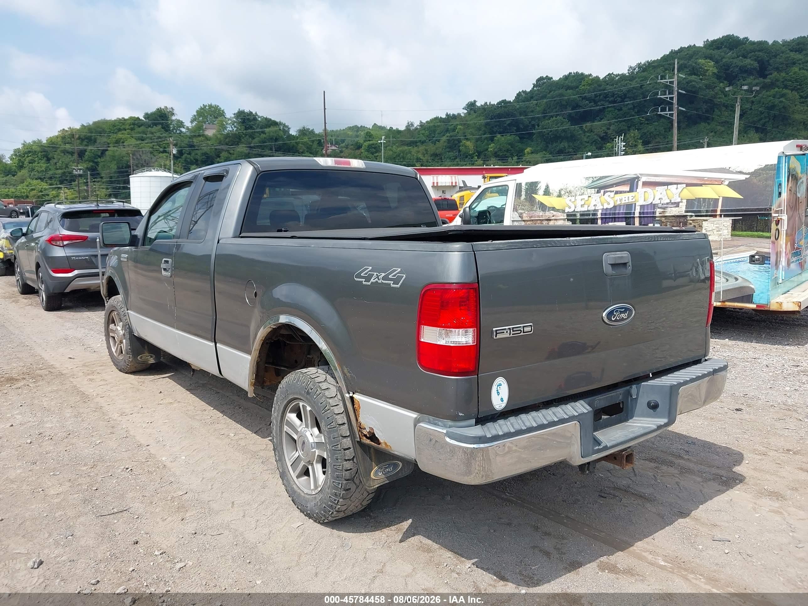 2005 Ford F-150 Fx4/lariat/xl/xlt Gray vin: 1FTPX14575NA43444
