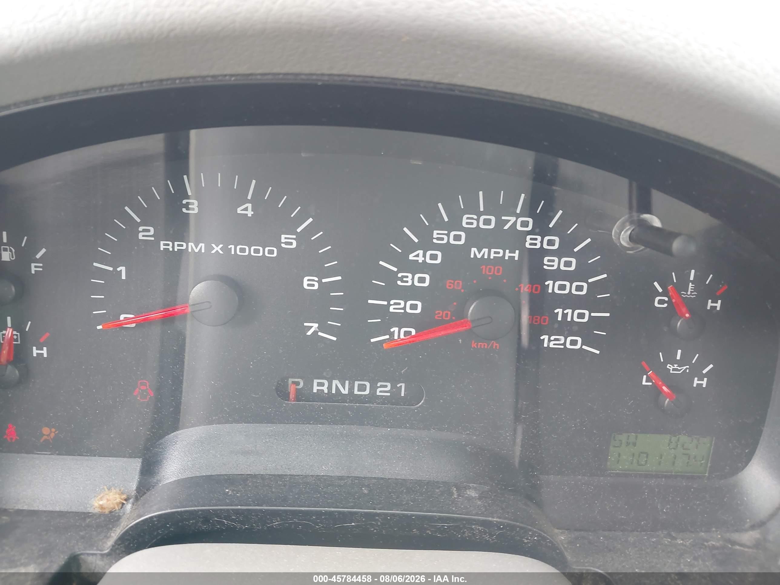 2005 Ford F-150 Fx4/lariat/xl/xlt Gray vin: 1FTPX14575NA43444