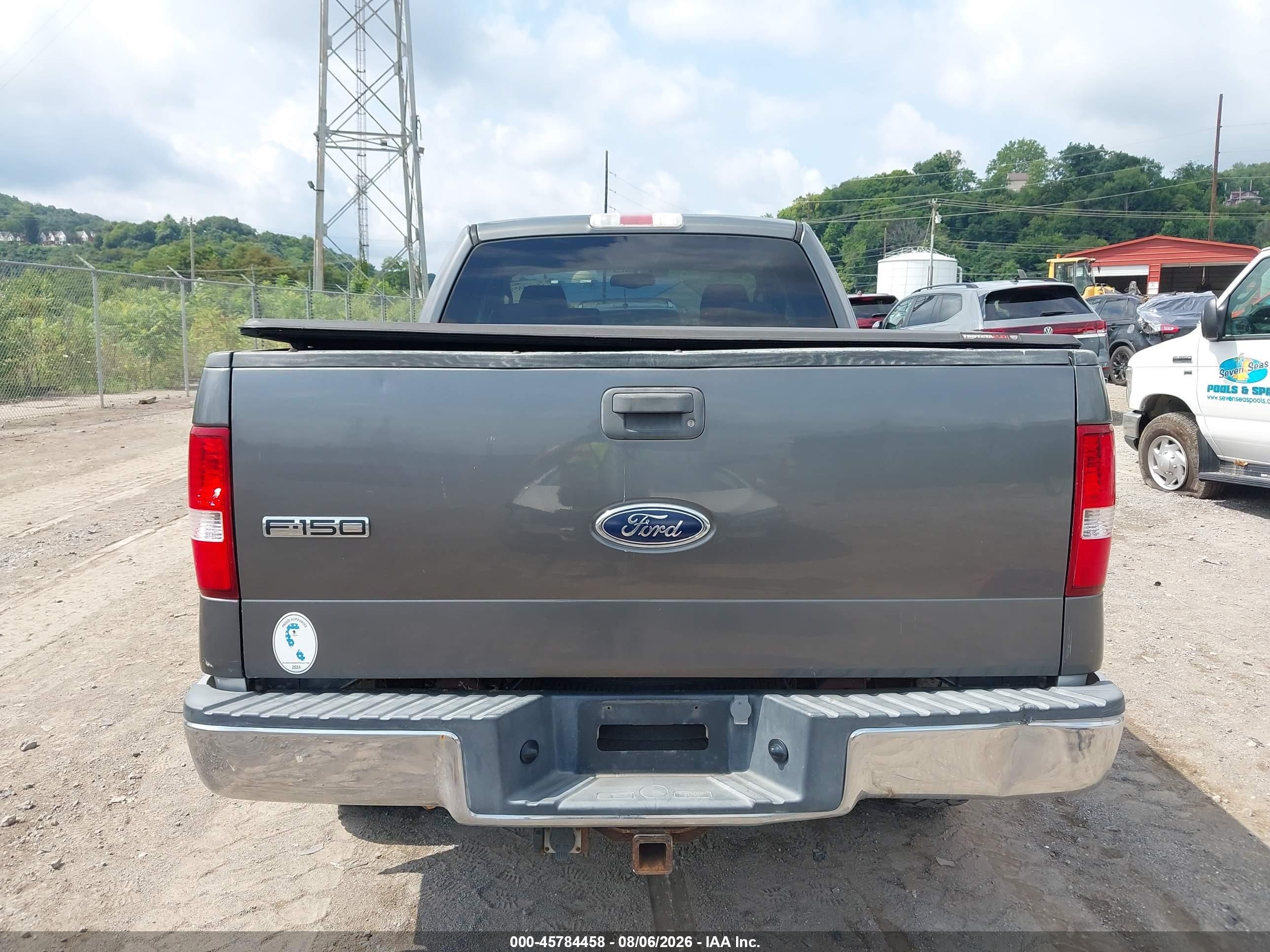 2005 Ford F-150 Fx4/lariat/xl/xlt Gray vin: 1FTPX14575NA43444