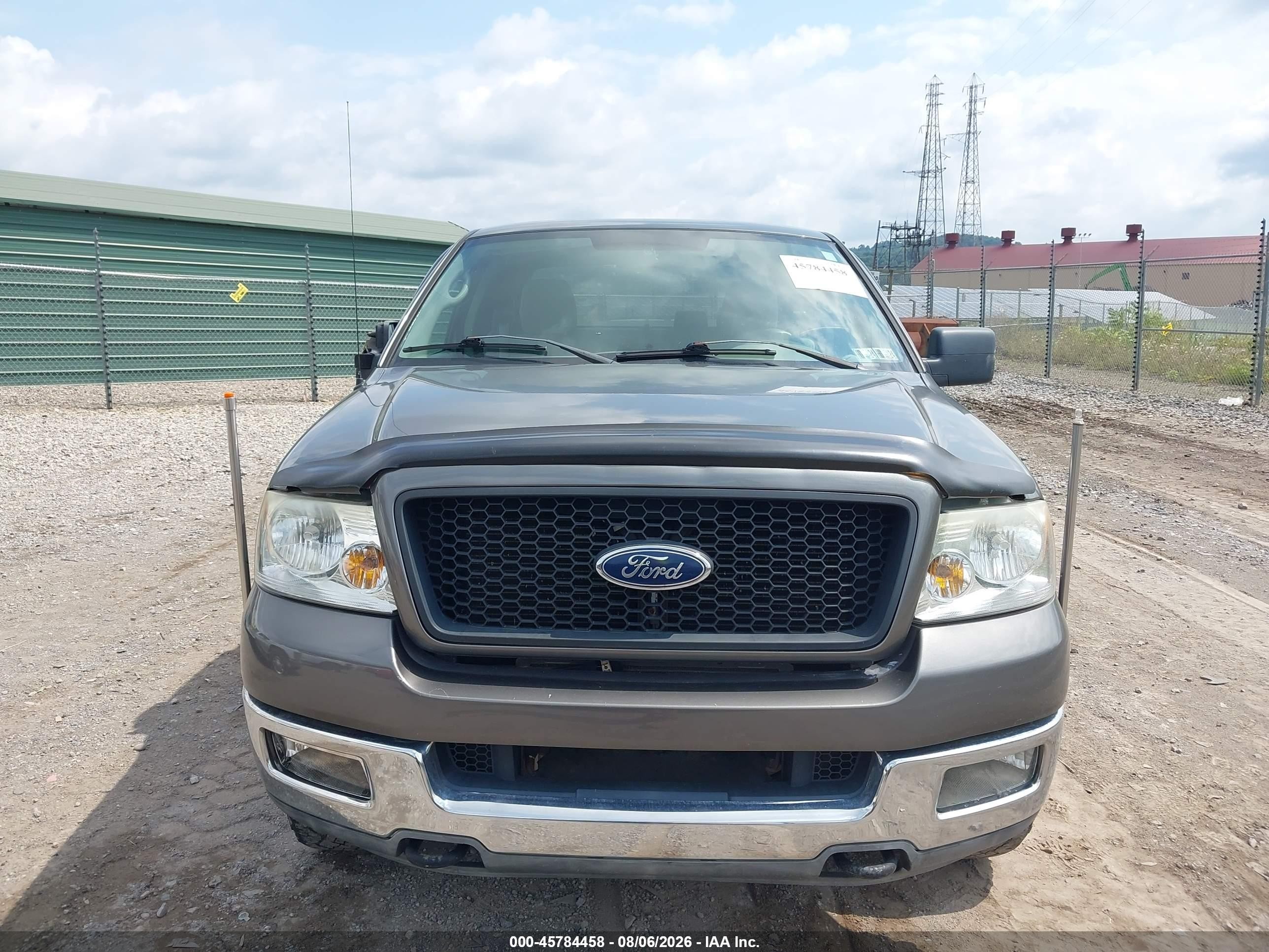 2005 Ford F-150 Fx4/lariat/xl/xlt Gray vin: 1FTPX14575NA43444