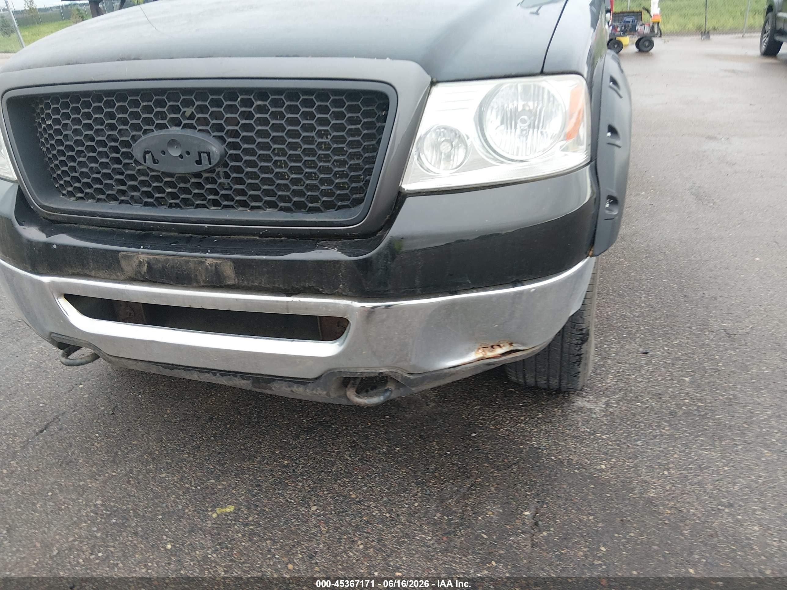 2005 Ford F-150 Fx4/lariat/xl/xlt Black vin: 1FTPX14575NA66111