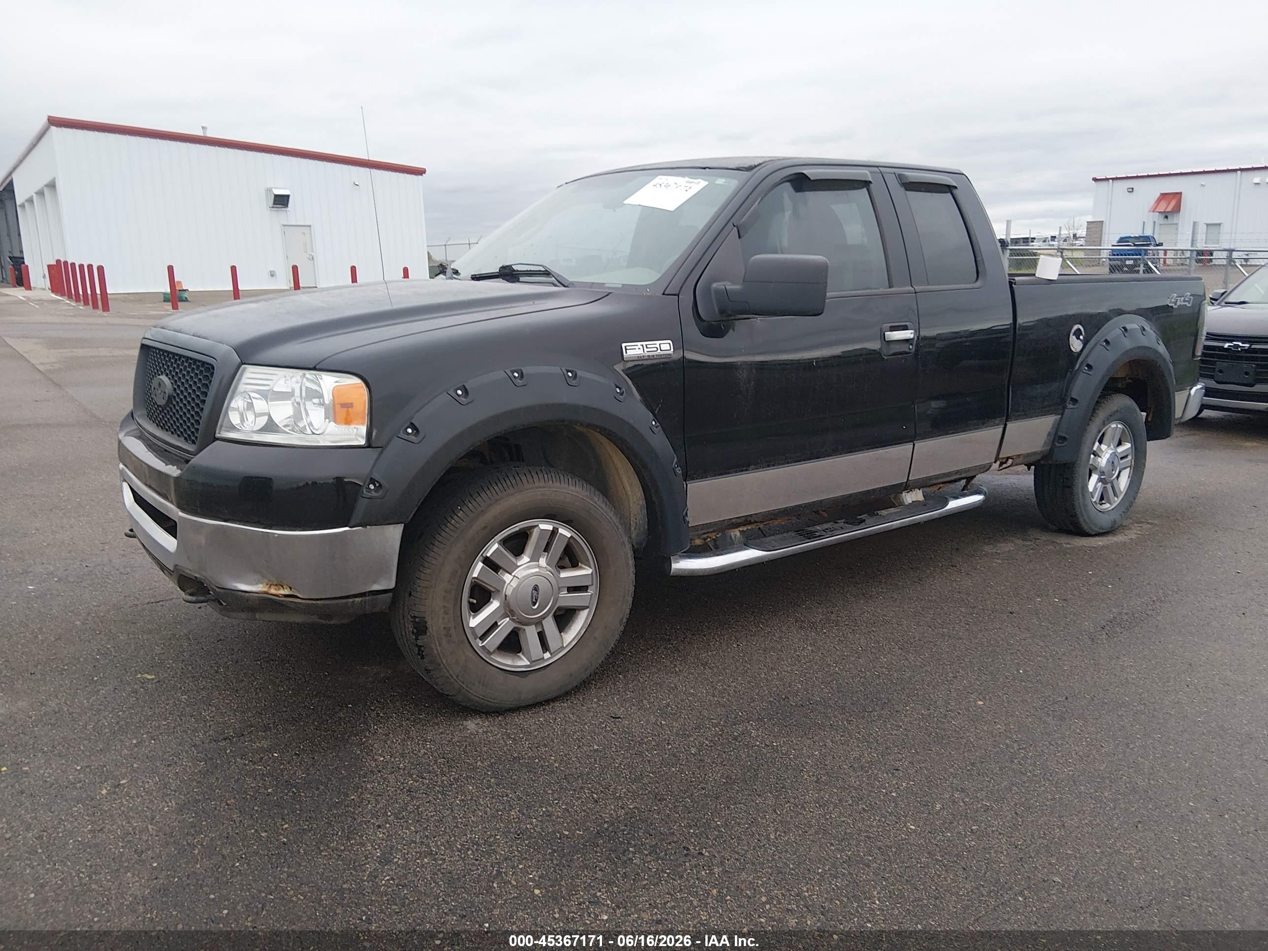 2005 Ford F-150 Fx4/lariat/xl/xlt Black vin: 1FTPX14575NA66111