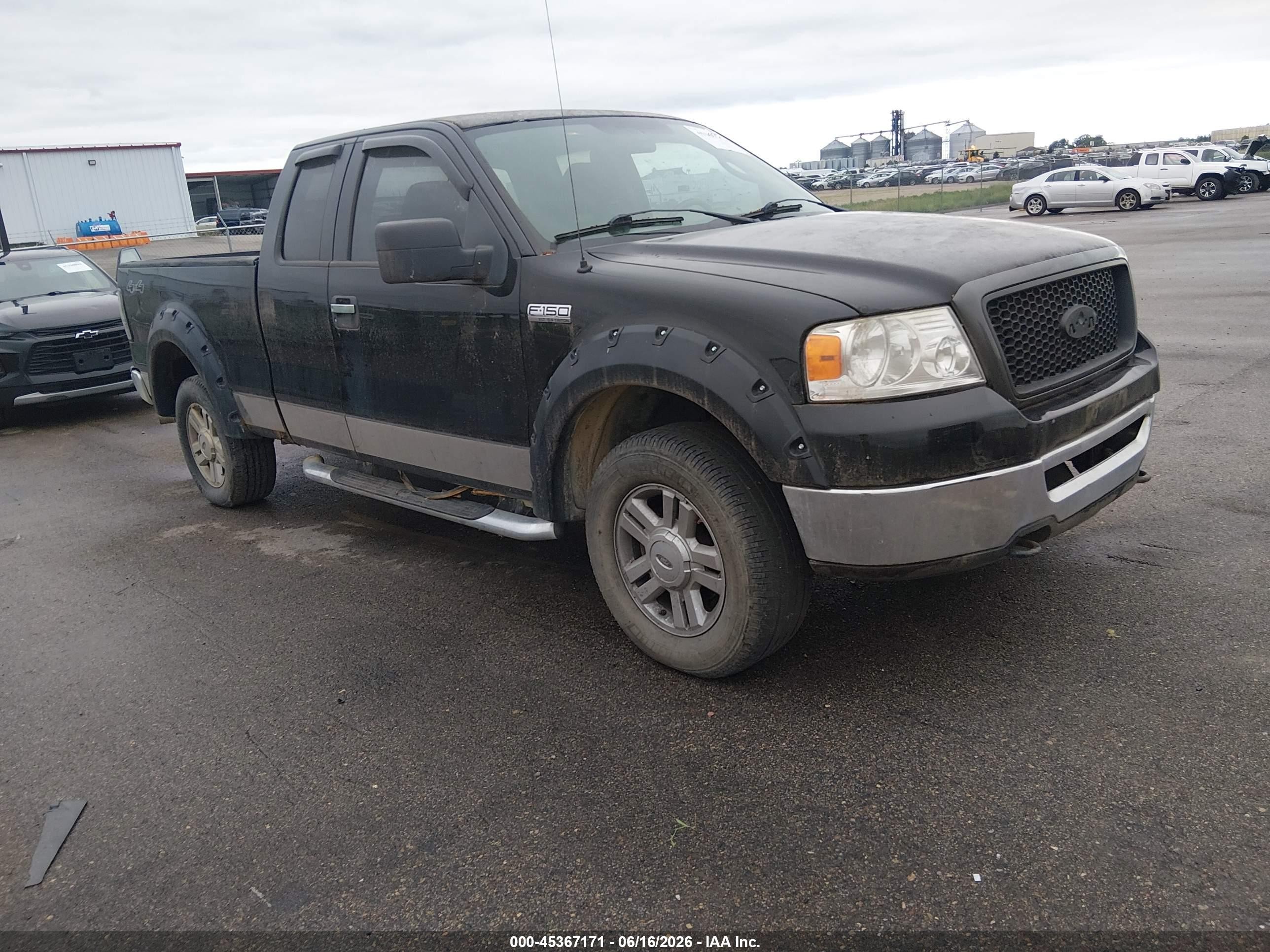 2005 Ford F-150 Fx4/lariat/xl/xlt Black vin: 1FTPX14575NA66111