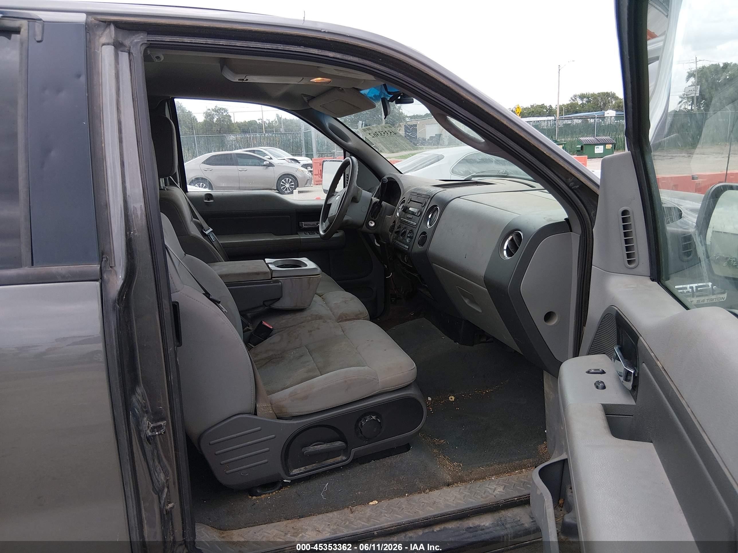 2005 Ford F-150 Fx4/lariat/xl/xlt Gray vin: 1FTPX14575NA74760