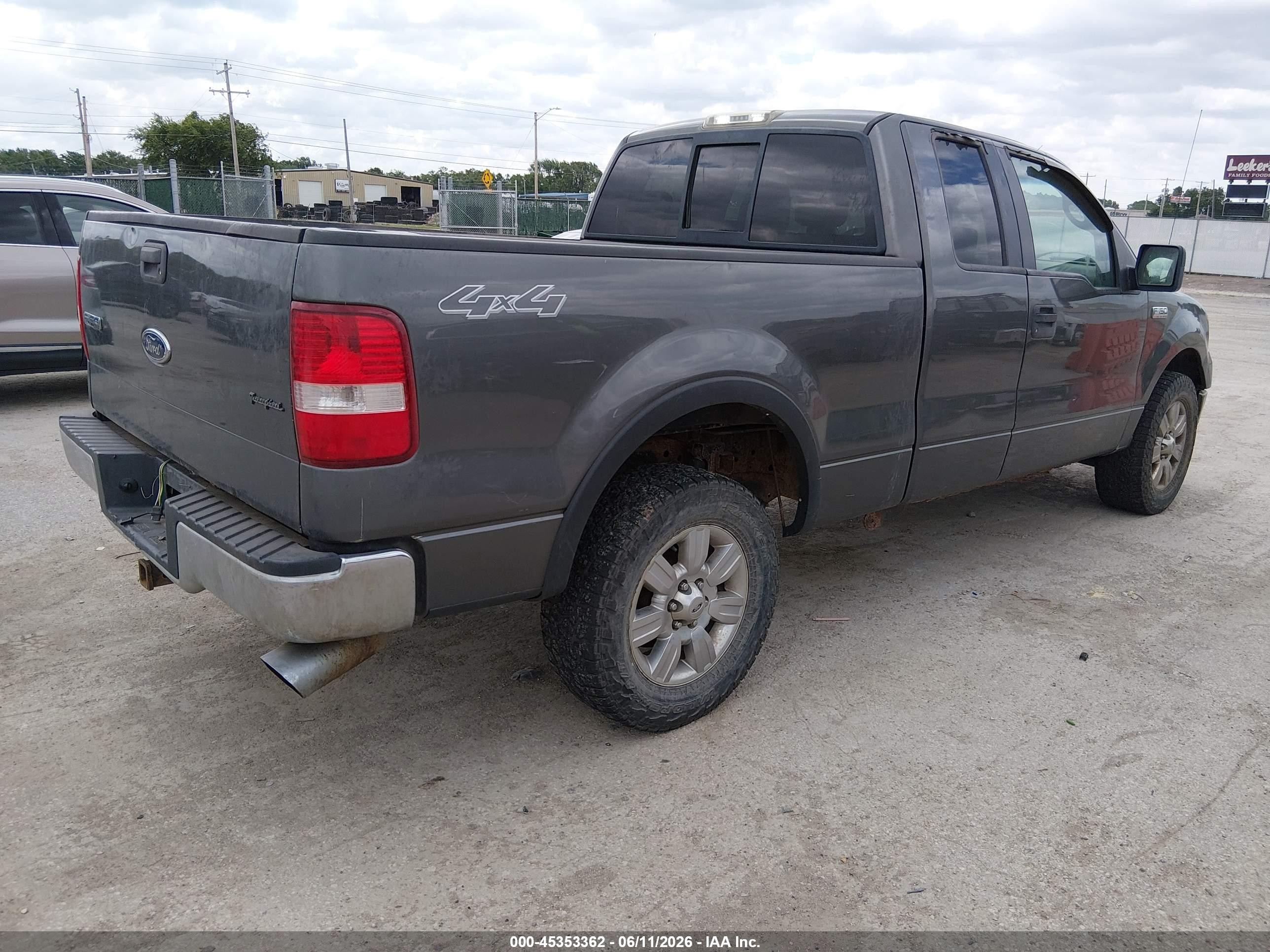 2005 Ford F-150 Fx4/lariat/xl/xlt Gray vin: 1FTPX14575NA74760