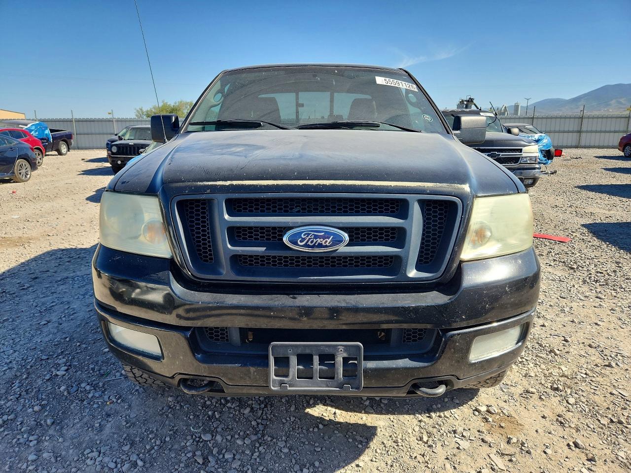 2005 Ford F150 Black vin: 1FTPX14575NB51076