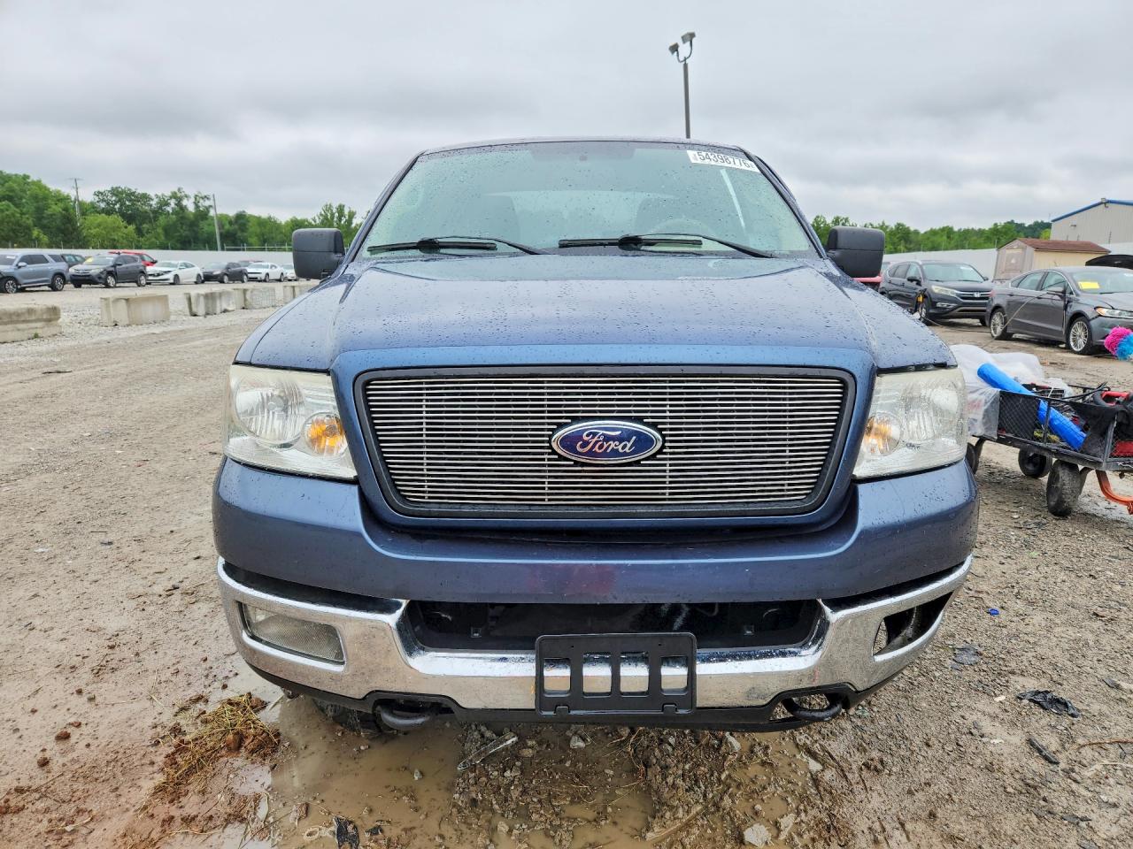 2005 Ford F150 Синий vin: 1FTPX14575NC09283