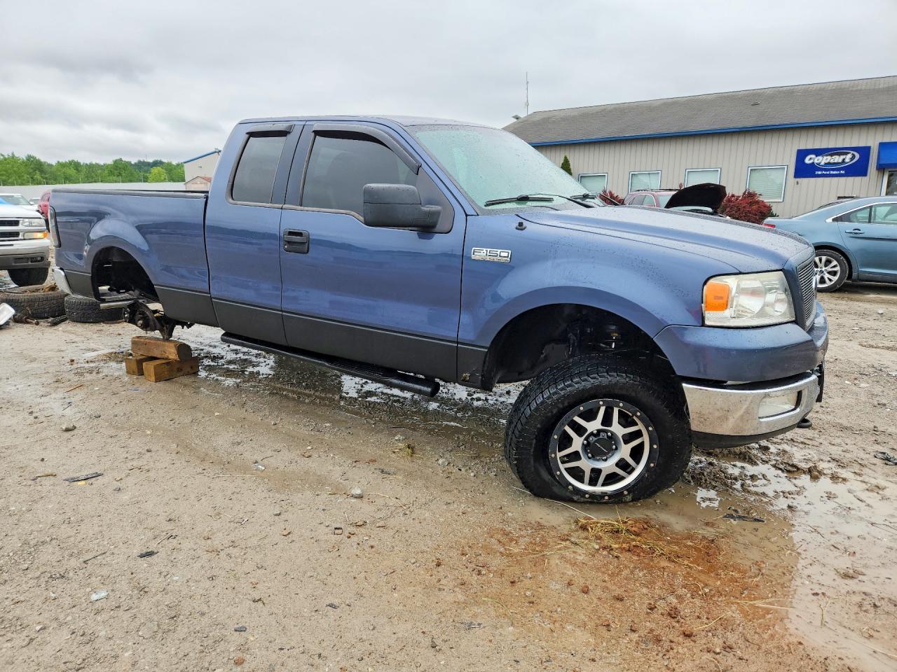 2005 Ford F150 Синий vin: 1FTPX14575NC09283