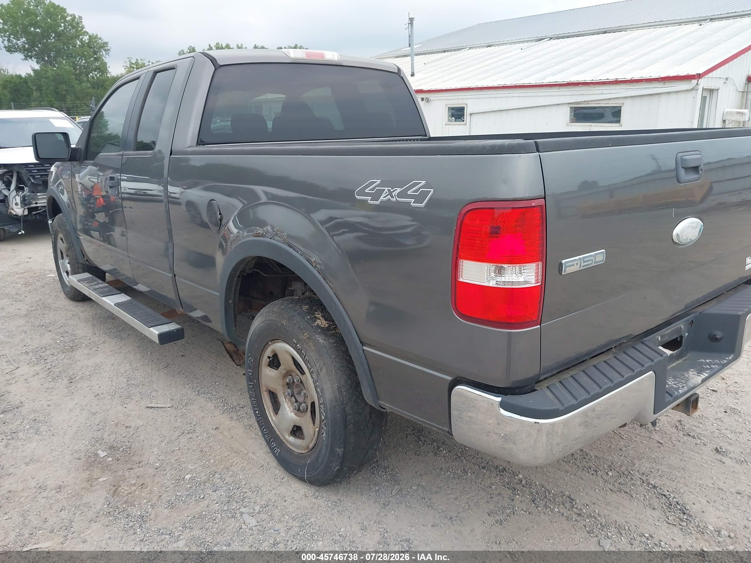 2006 Ford F-150 Fx4/lariat/xl/xlt Серый vin: 1FTPX14576FA27367