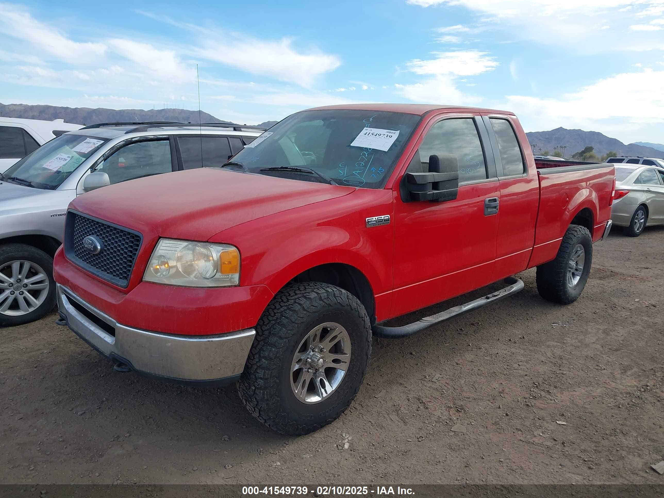 2006 Ford F-150 Fx4/lariat/xl/xlt Red vin: 1FTPX14576NA12728
